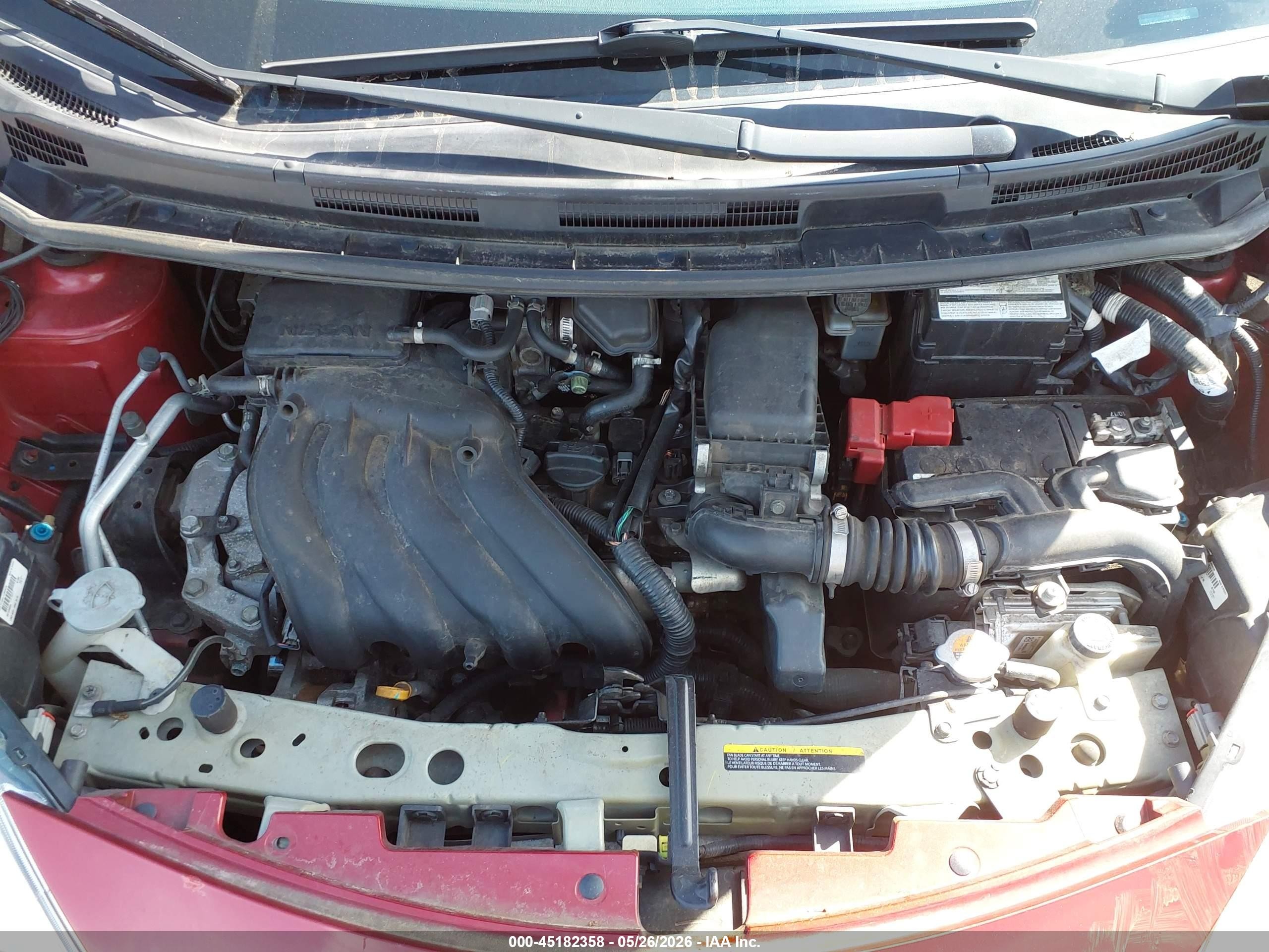2016 Nissan Versa Note Sv Burgundy vin: 3N1CE2CP2GL383393