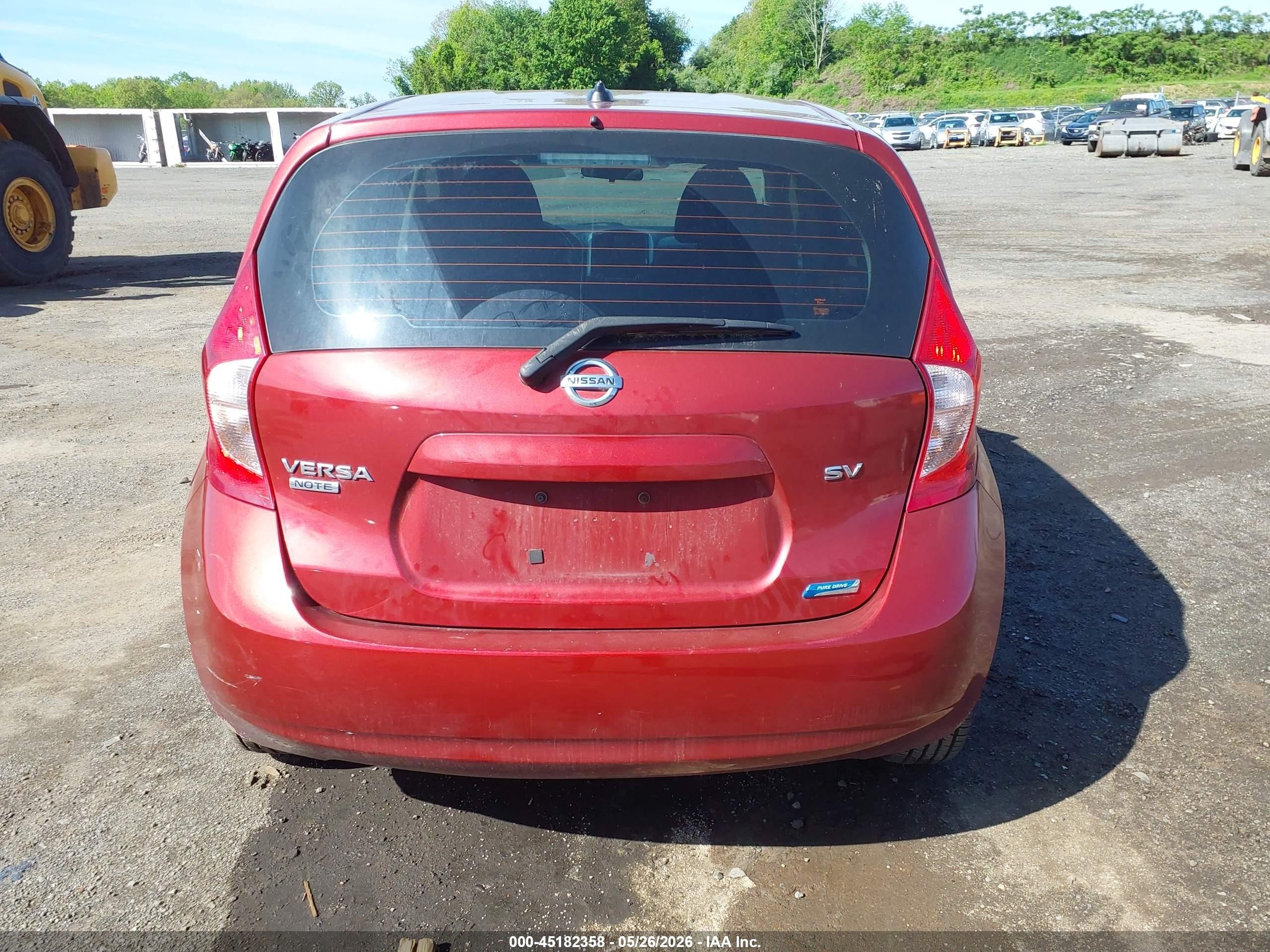 2016 Nissan Versa Note Sv Burgundy vin: 3N1CE2CP2GL383393