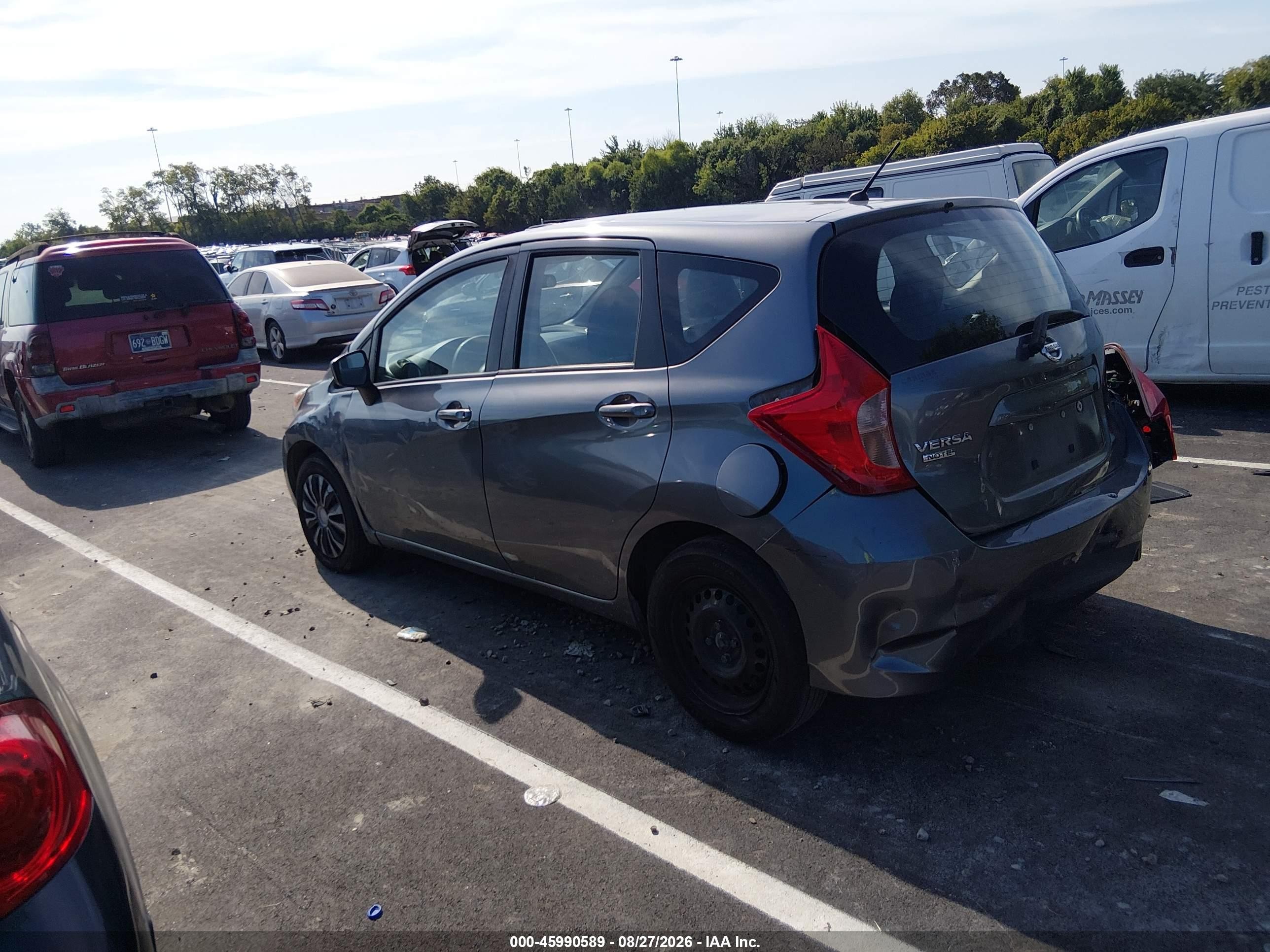 2018 Nissan Versa Note S Gray vin: 3N1CE2CP2JL354824
