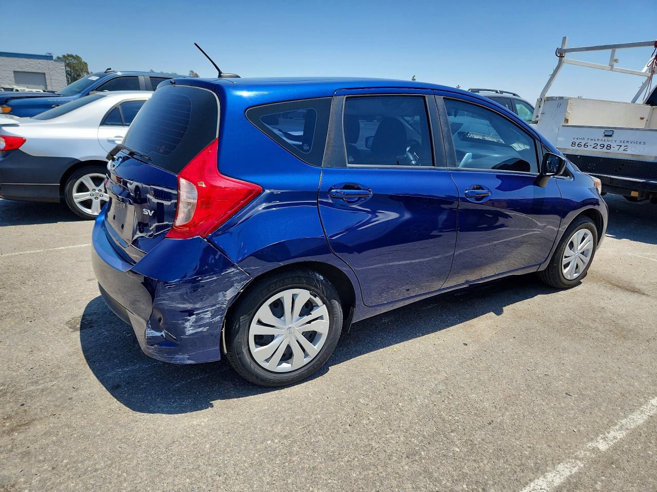 2018 Nissan Versa Note Sv Blue vin: 3N1CE2CP2JL368108