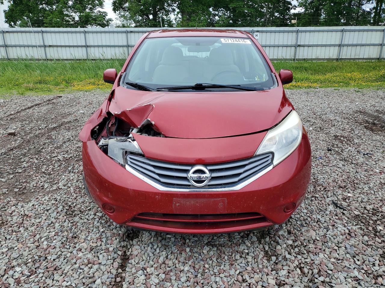 2014 Nissan Versa Note S Red vin: 3N1CE2CP3EL355809