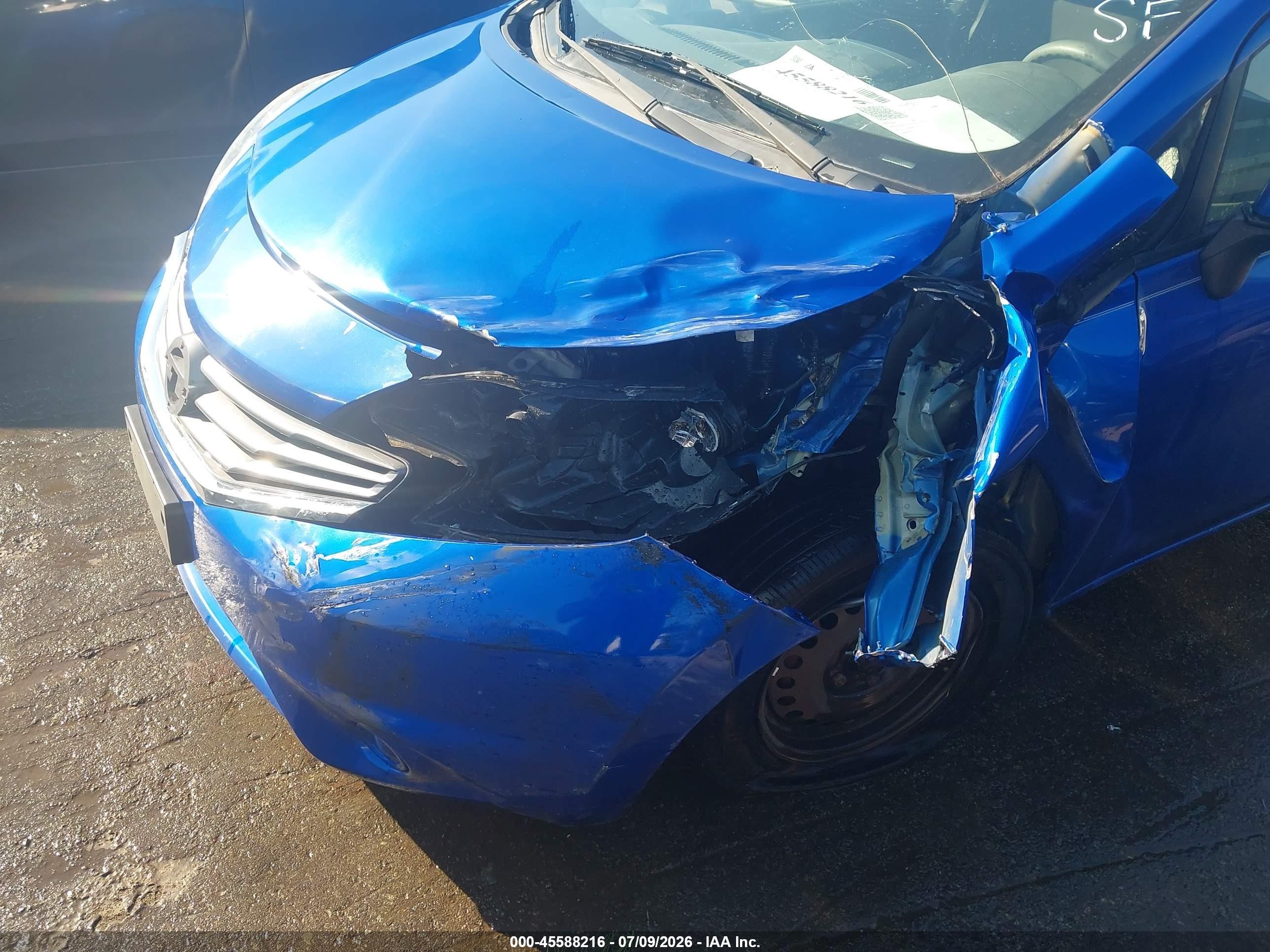 2014 Nissan Versa Note S Plus Blue vin: 3N1CE2CP3EL375834