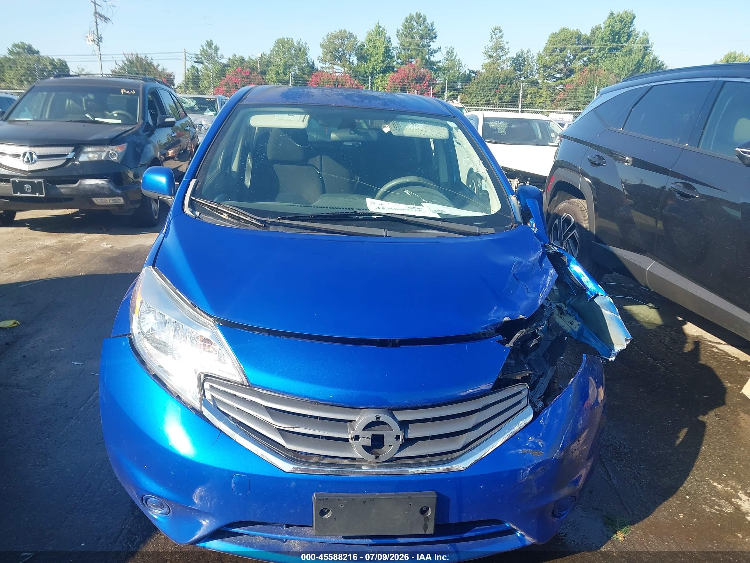 2014 Nissan Versa Note S Plus Blue vin: 3N1CE2CP3EL375834