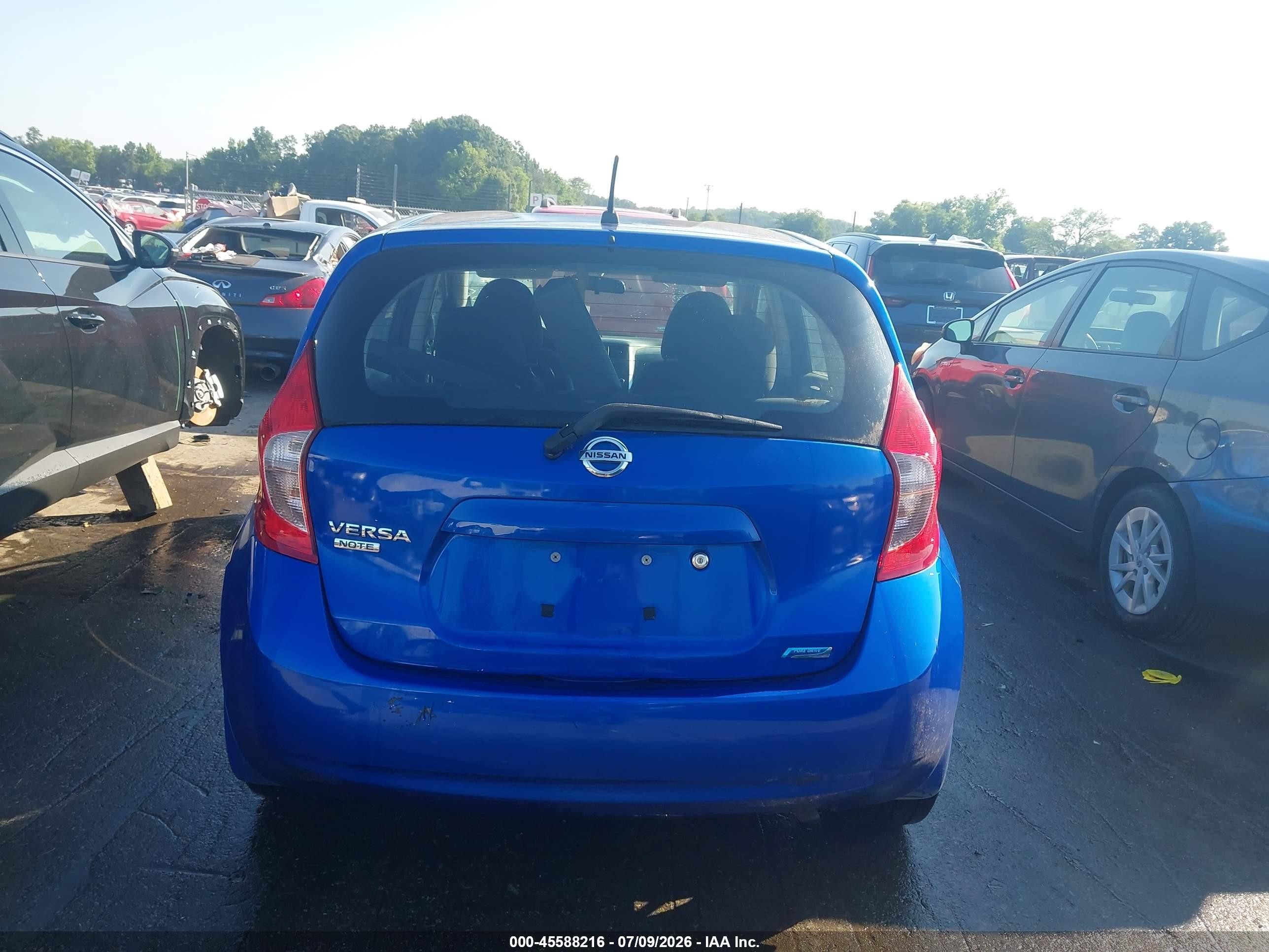 2014 Nissan Versa Note S Plus Blue vin: 3N1CE2CP3EL375834