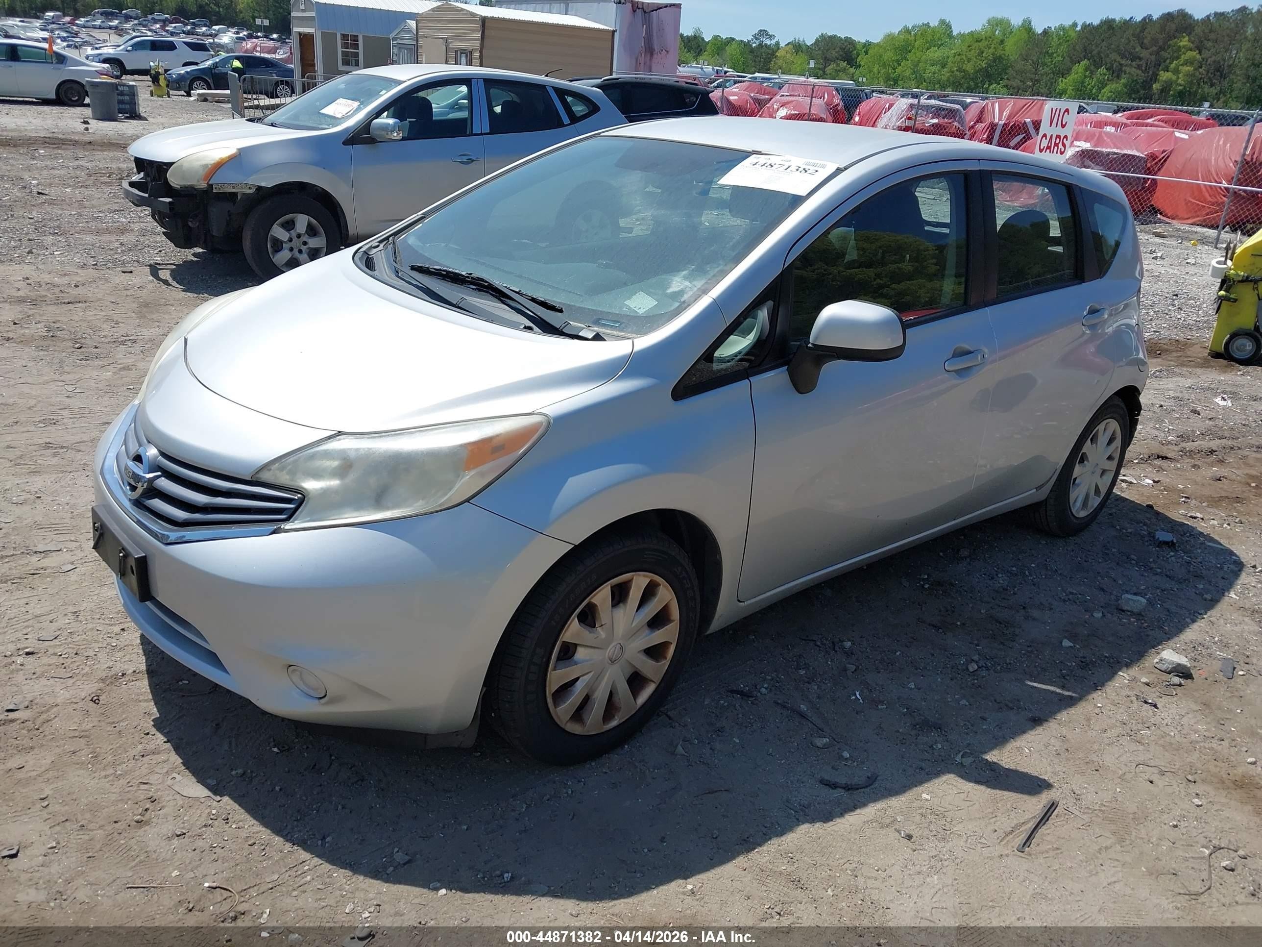 2014 Nissan Versa Note Sv Silver vin: 3N1CE2CP3EL383321