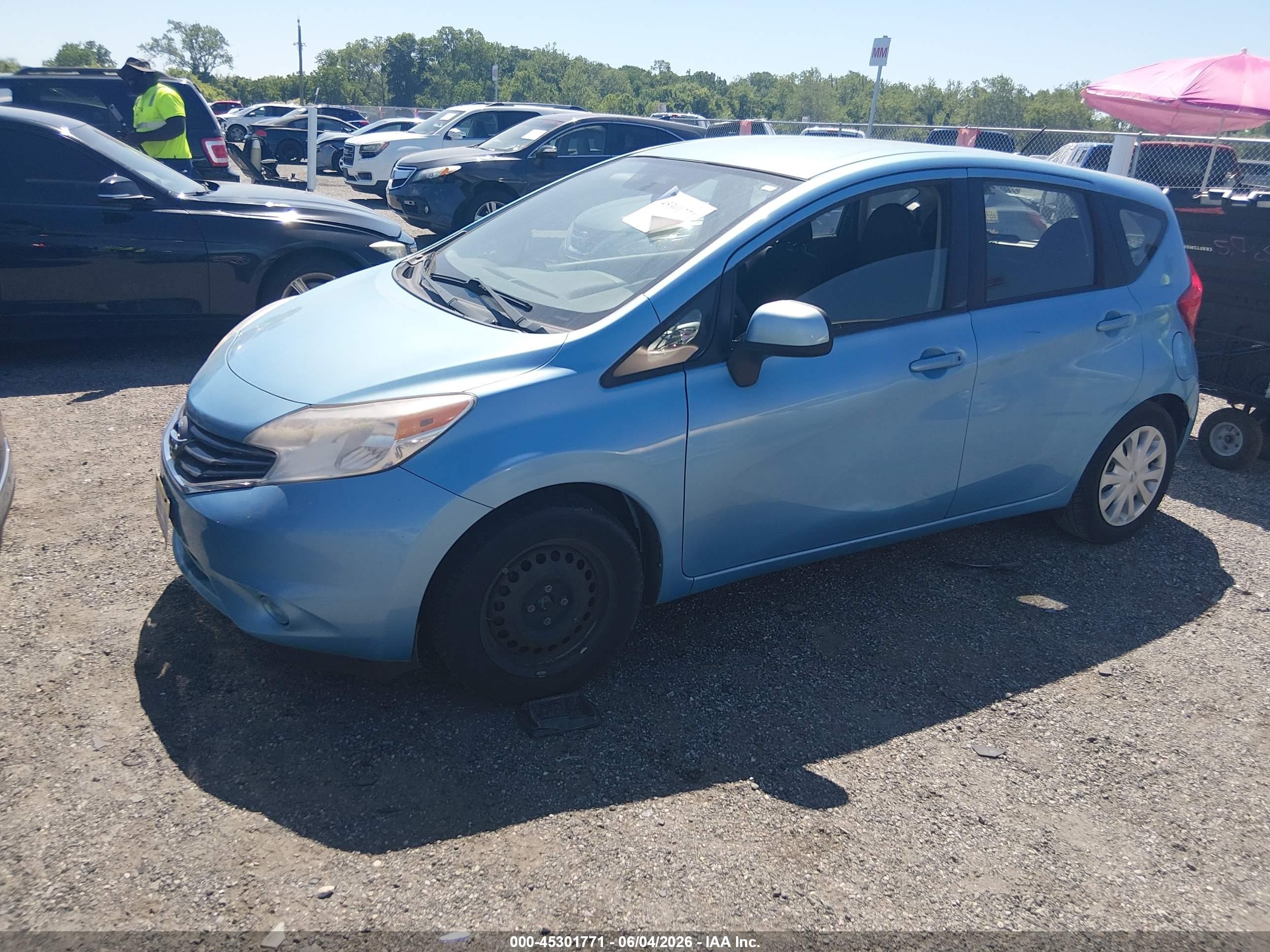2014 Nissan Versa Note S Plus Blue vin: 3N1CE2CP3EL386610