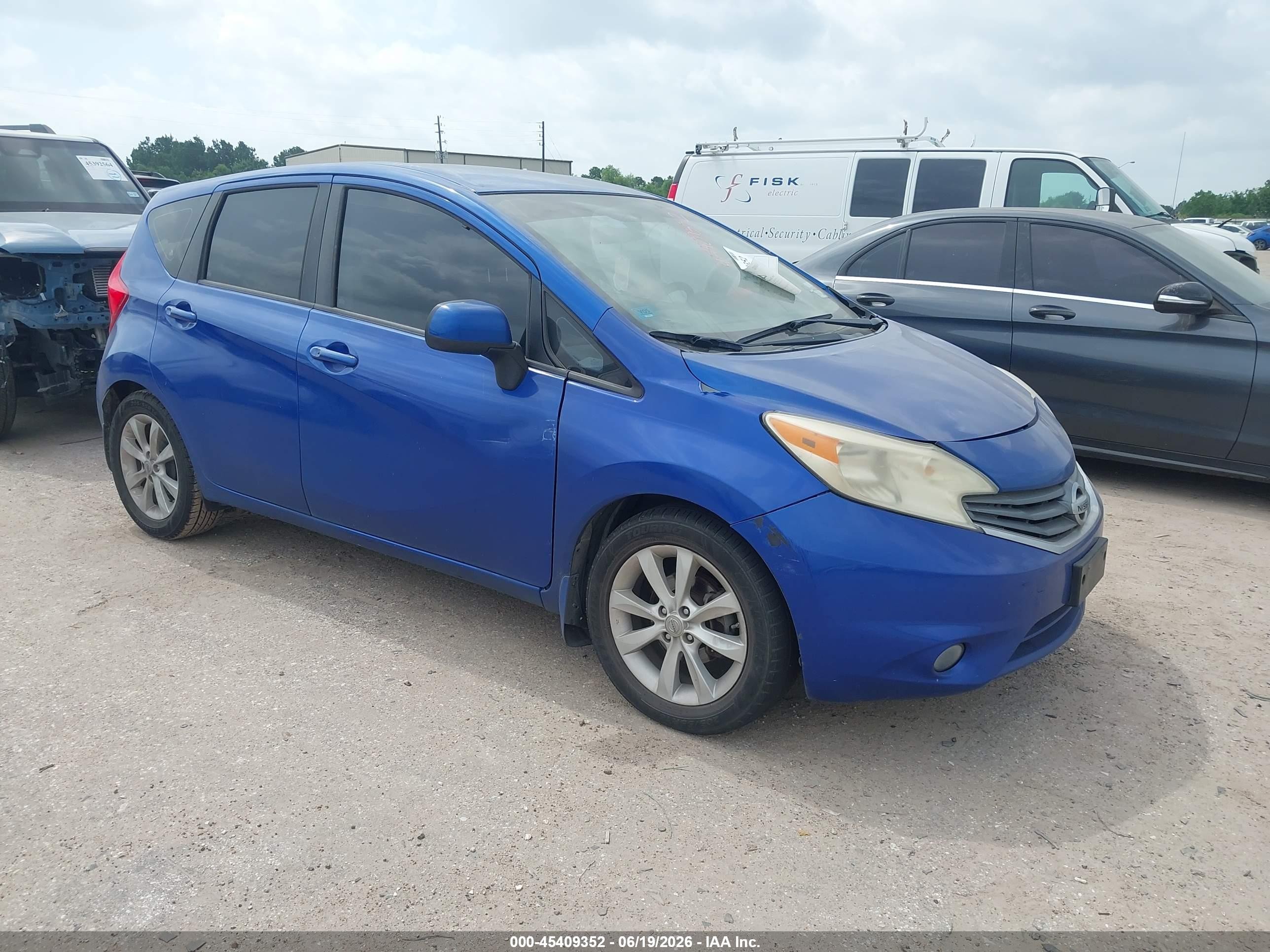 2014 Nissan Versa Note Sv Blue vin: 3N1CE2CP3EL386882