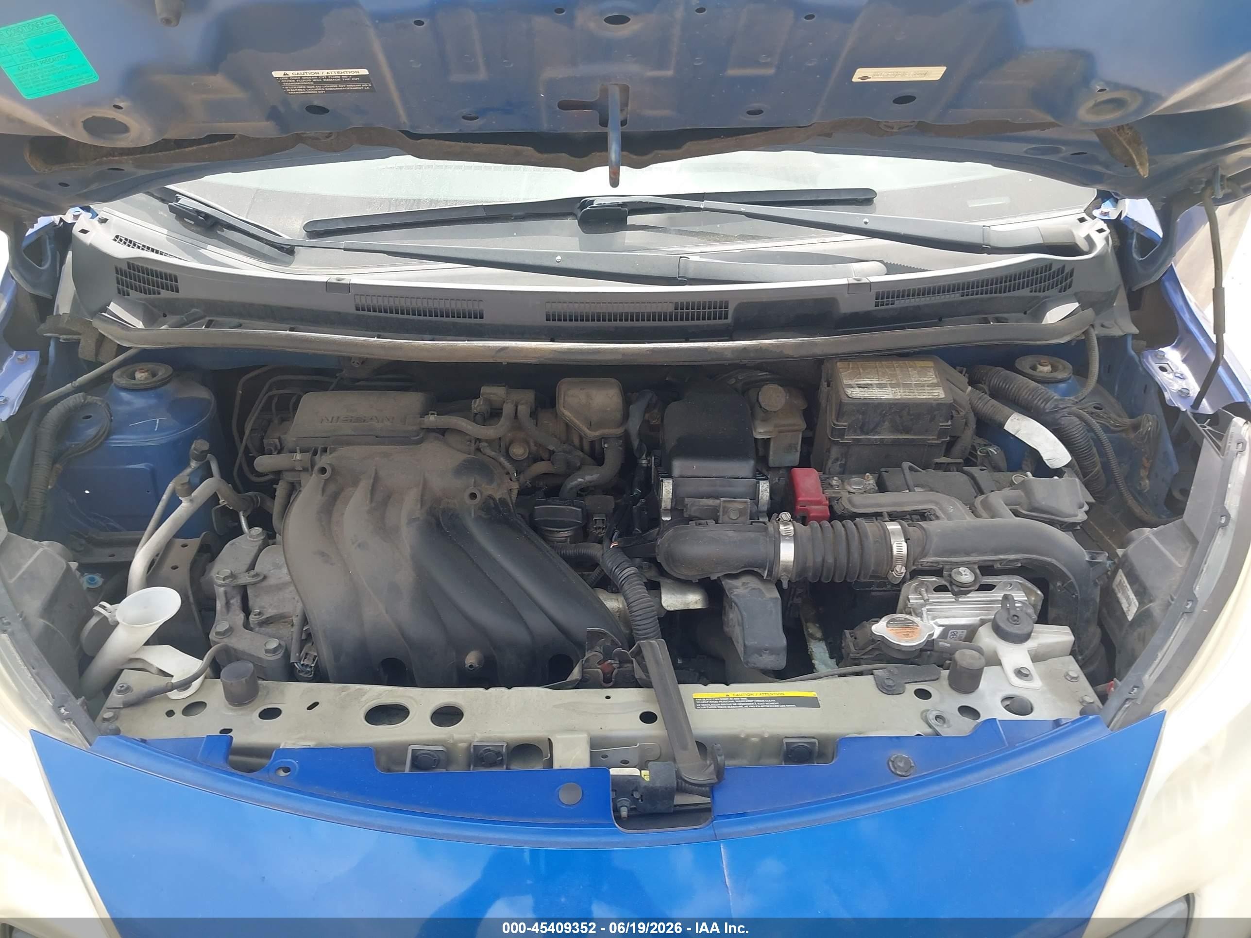 2014 Nissan Versa Note Sv Blue vin: 3N1CE2CP3EL386882