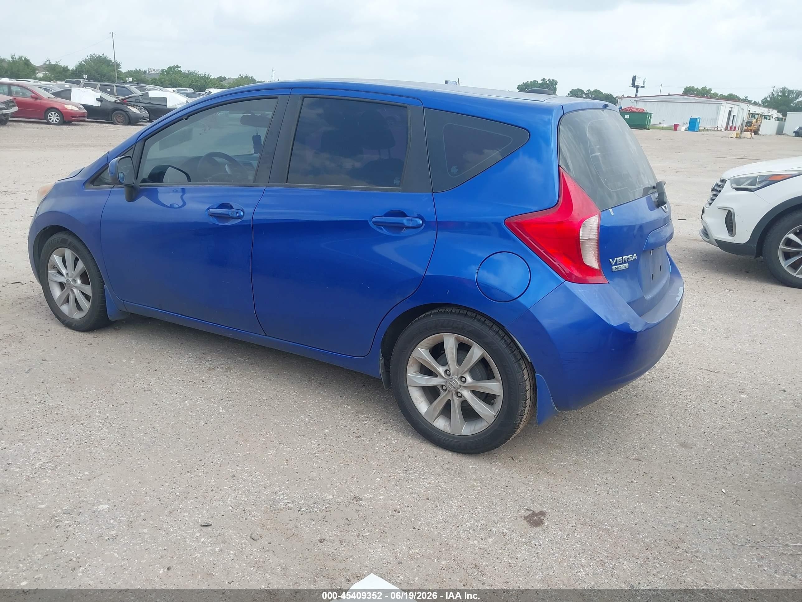 2014 Nissan Versa Note Sv Blue vin: 3N1CE2CP3EL386882