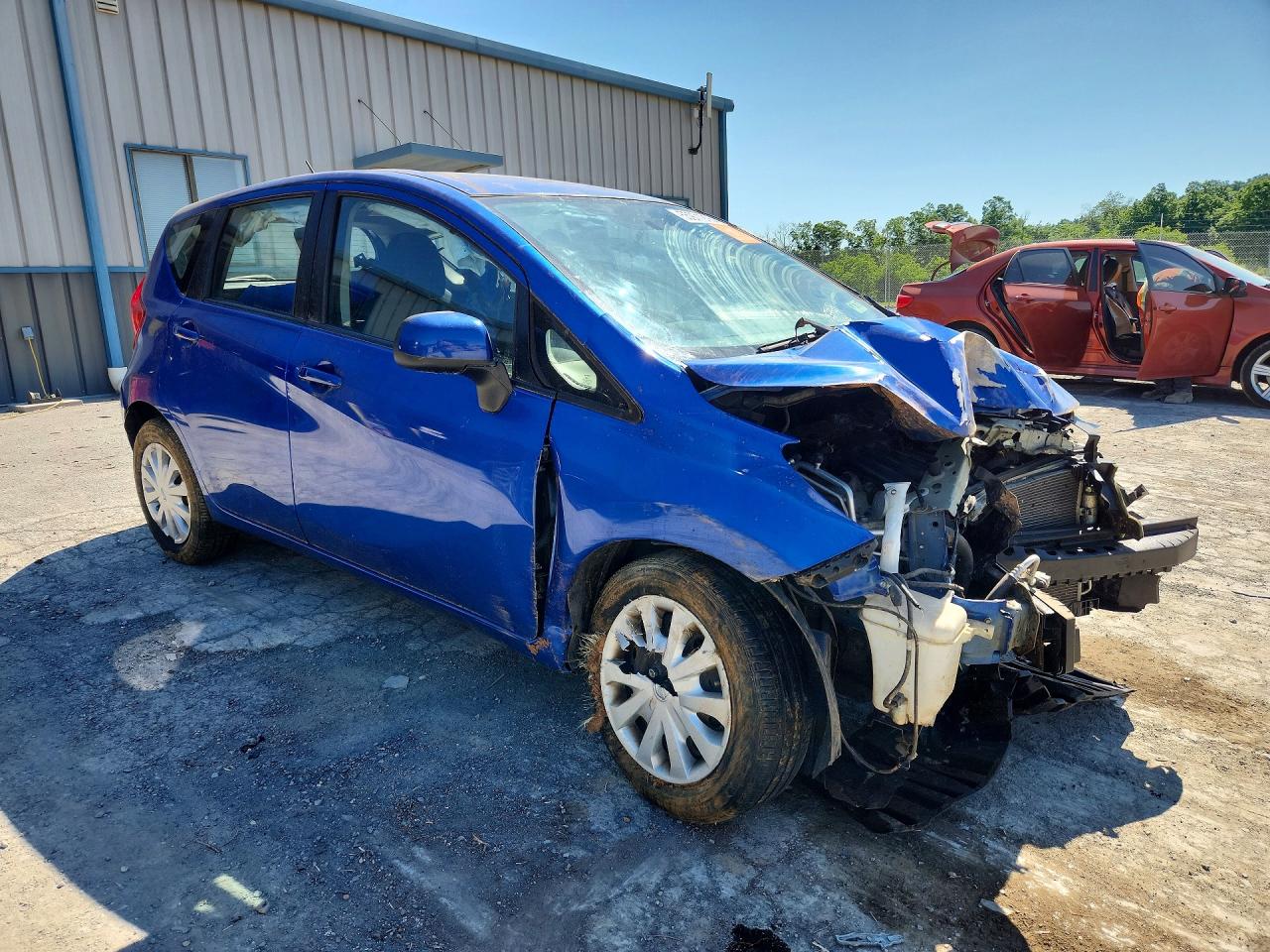 2014 Nissan Versa Note S Blue vin: 3N1CE2CP3EL388874