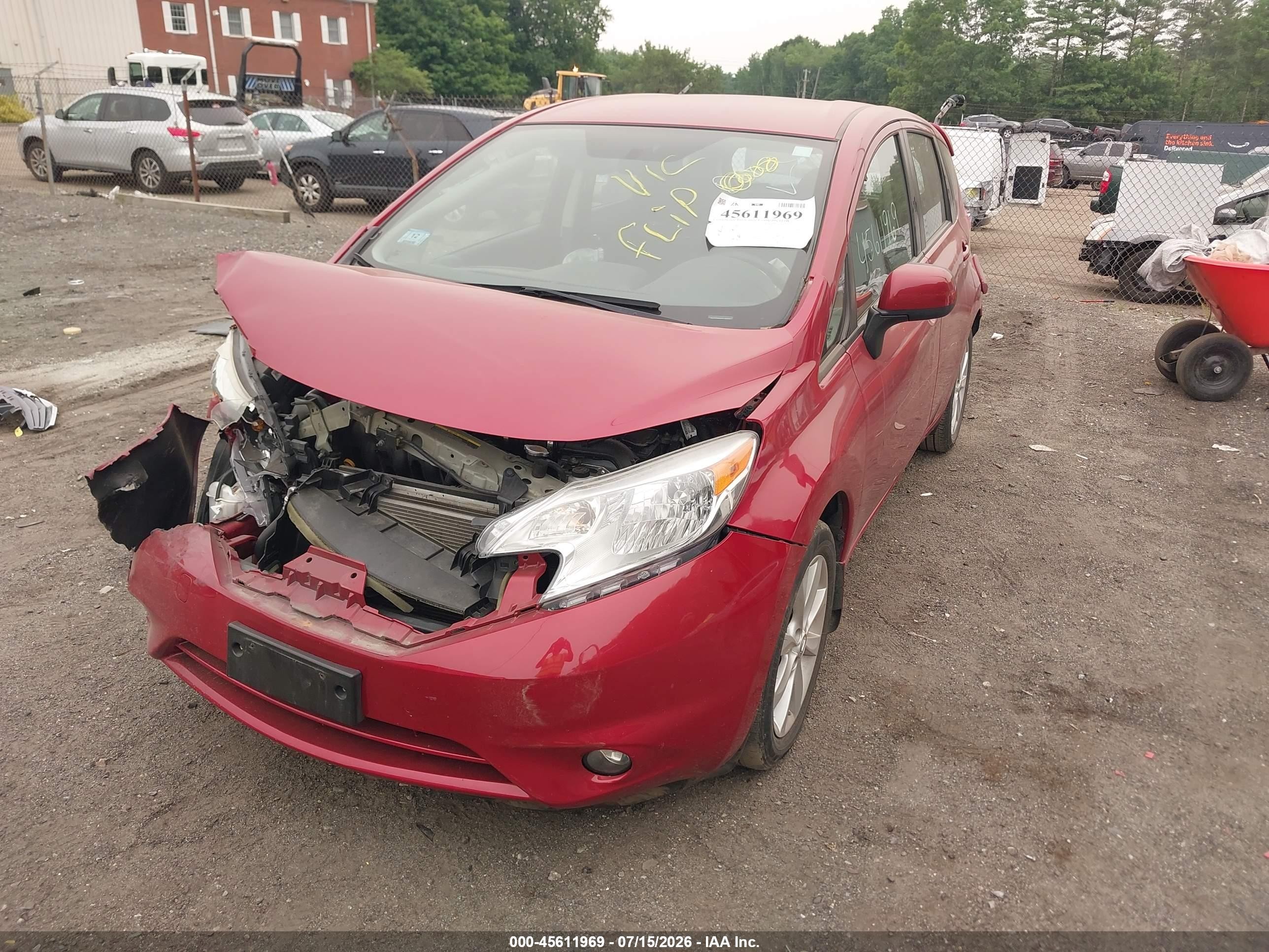 2014 Nissan Versa Note Sv Red vin: 3N1CE2CP3EL389796