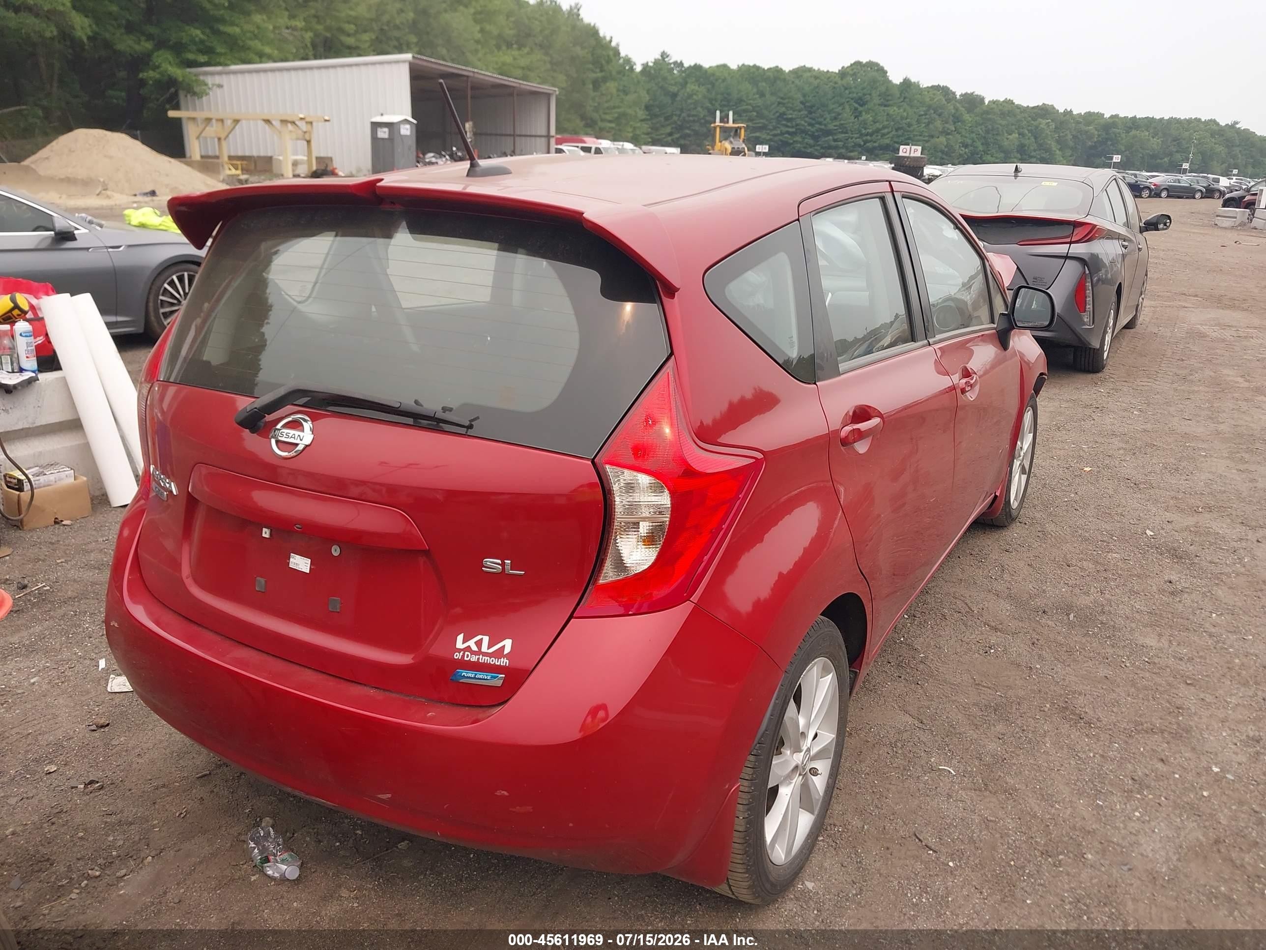 2014 Nissan Versa Note Sv Red vin: 3N1CE2CP3EL389796