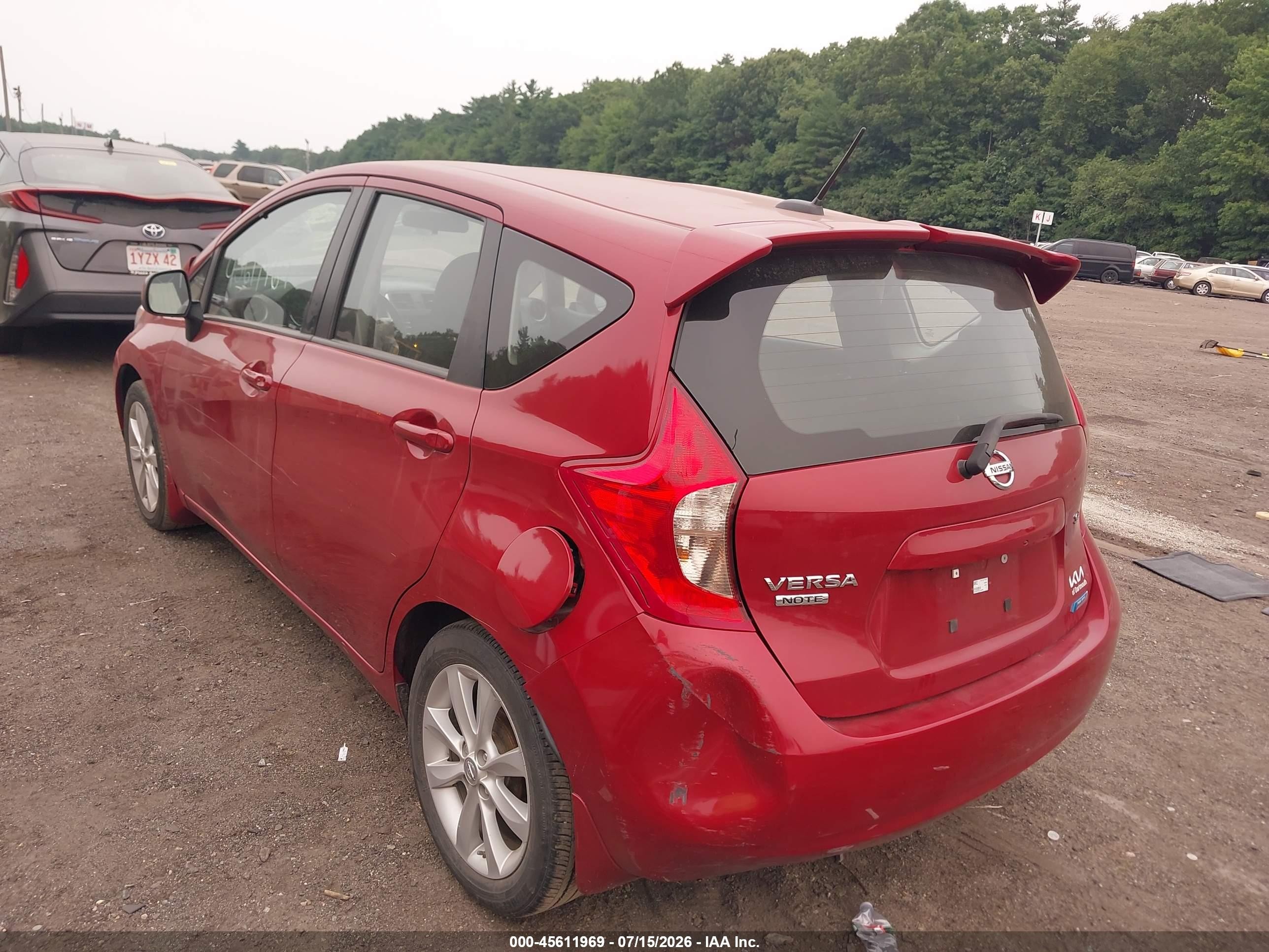 2014 Nissan Versa Note Sv Red vin: 3N1CE2CP3EL389796