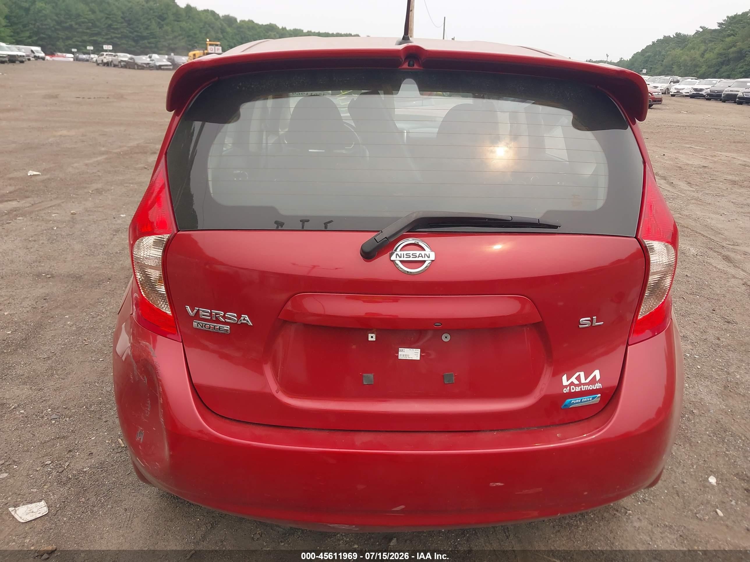 2014 Nissan Versa Note Sv Red vin: 3N1CE2CP3EL389796