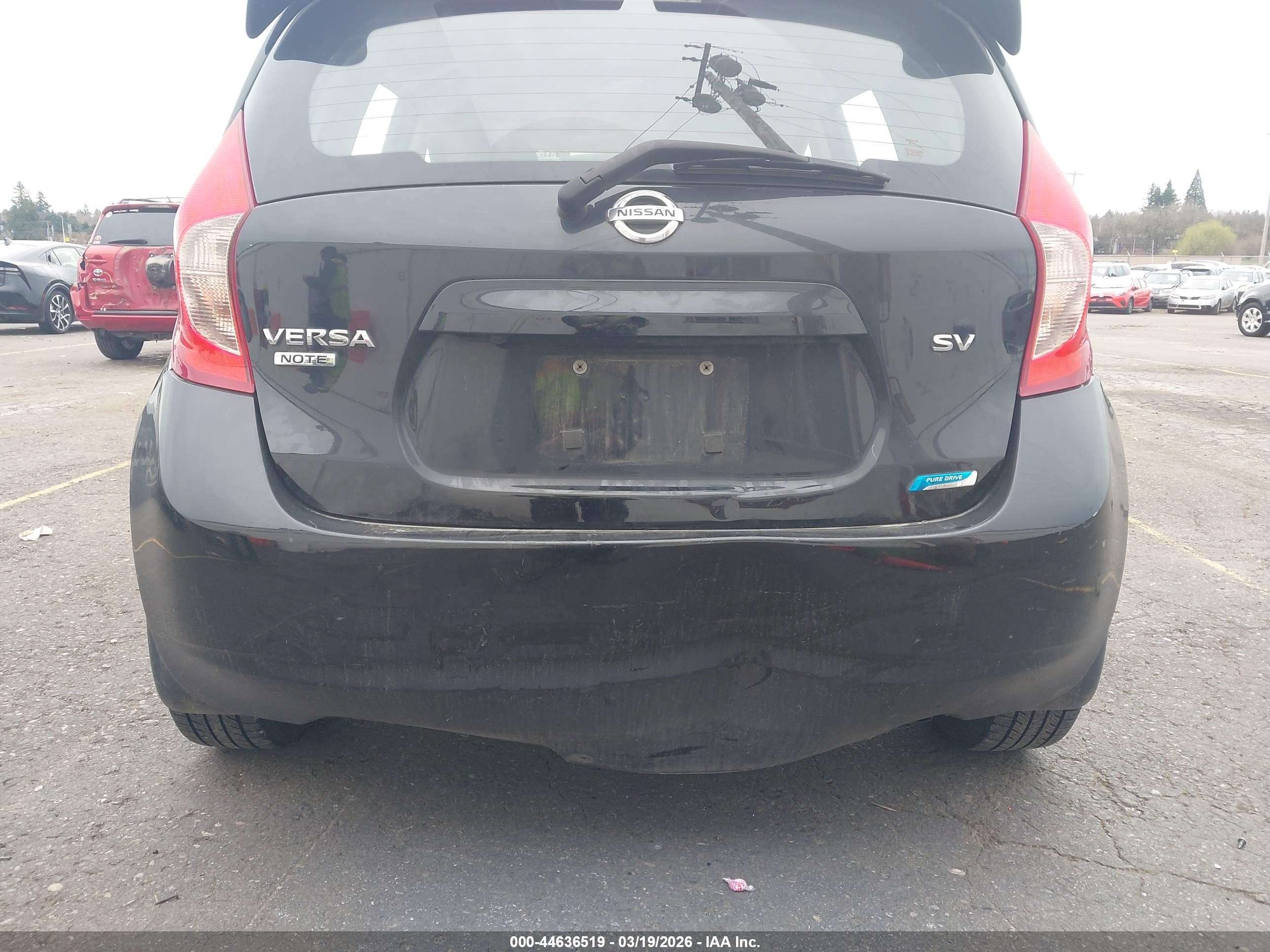 2014 Nissan Versa Note Sv Black vin: 3N1CE2CP3EL391399