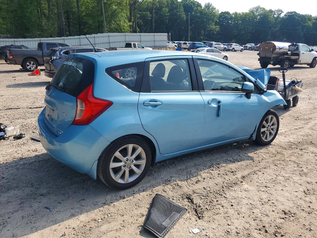 2014 Nissan Versa Note Sv Blue vin: 3N1CE2CP3EL398112