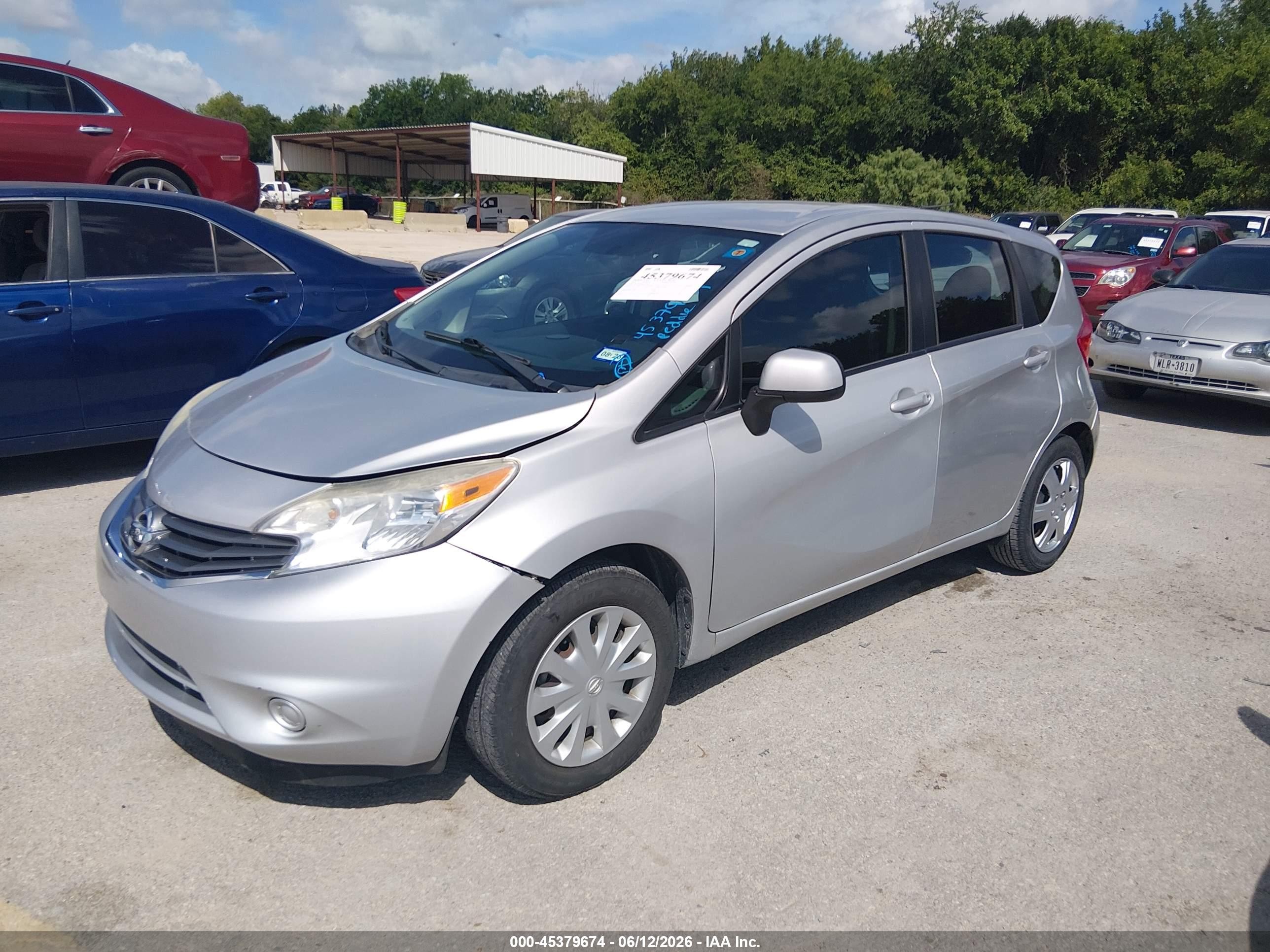 2014 Nissan Versa Note Sv Серебряный vin: 3N1CE2CP3EL431416
