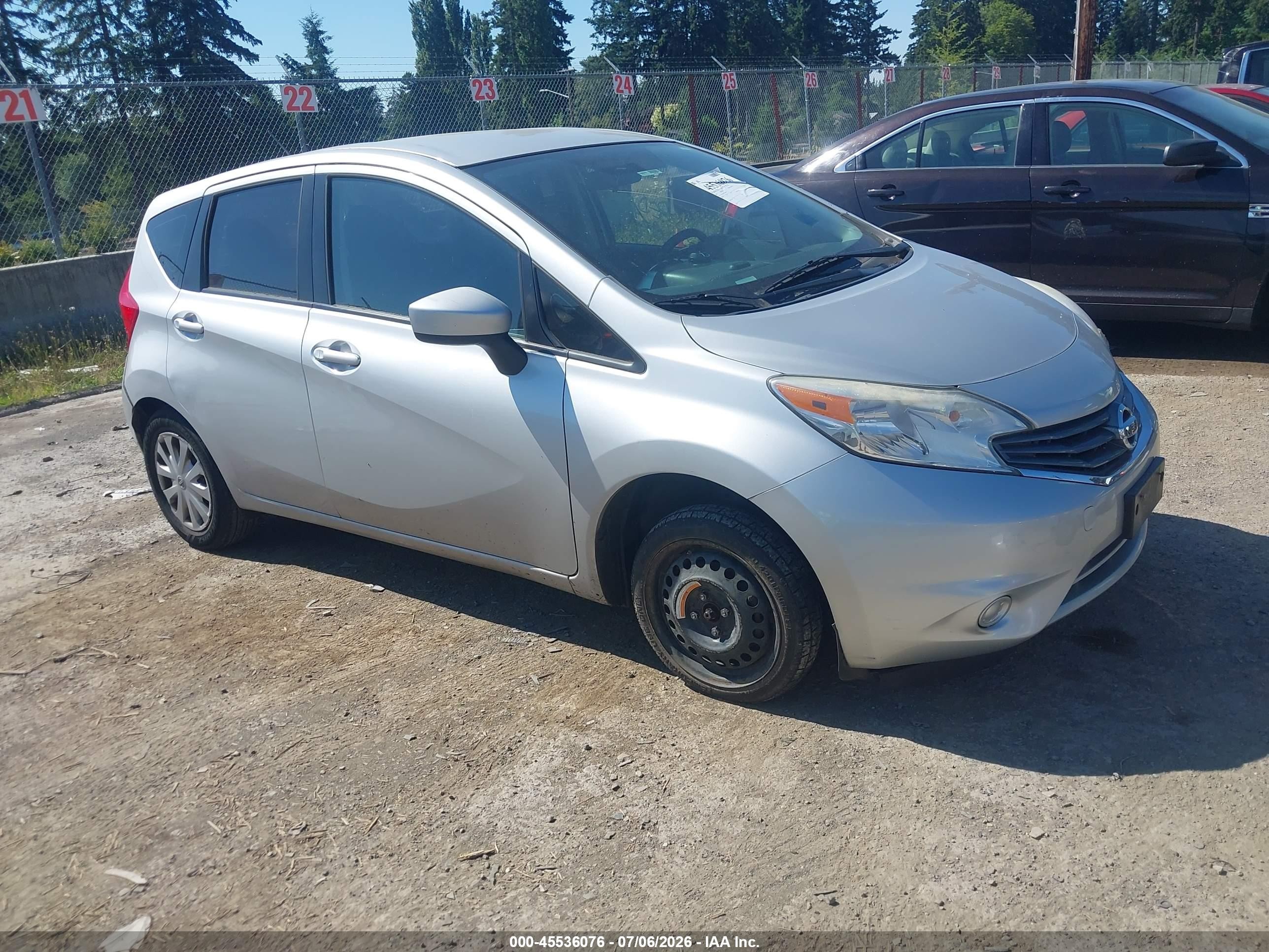 2015 Nissan Versa Note S (sr)/s Plus/sl/sr/sv Silver vin: 3N1CE2CP3FL386561