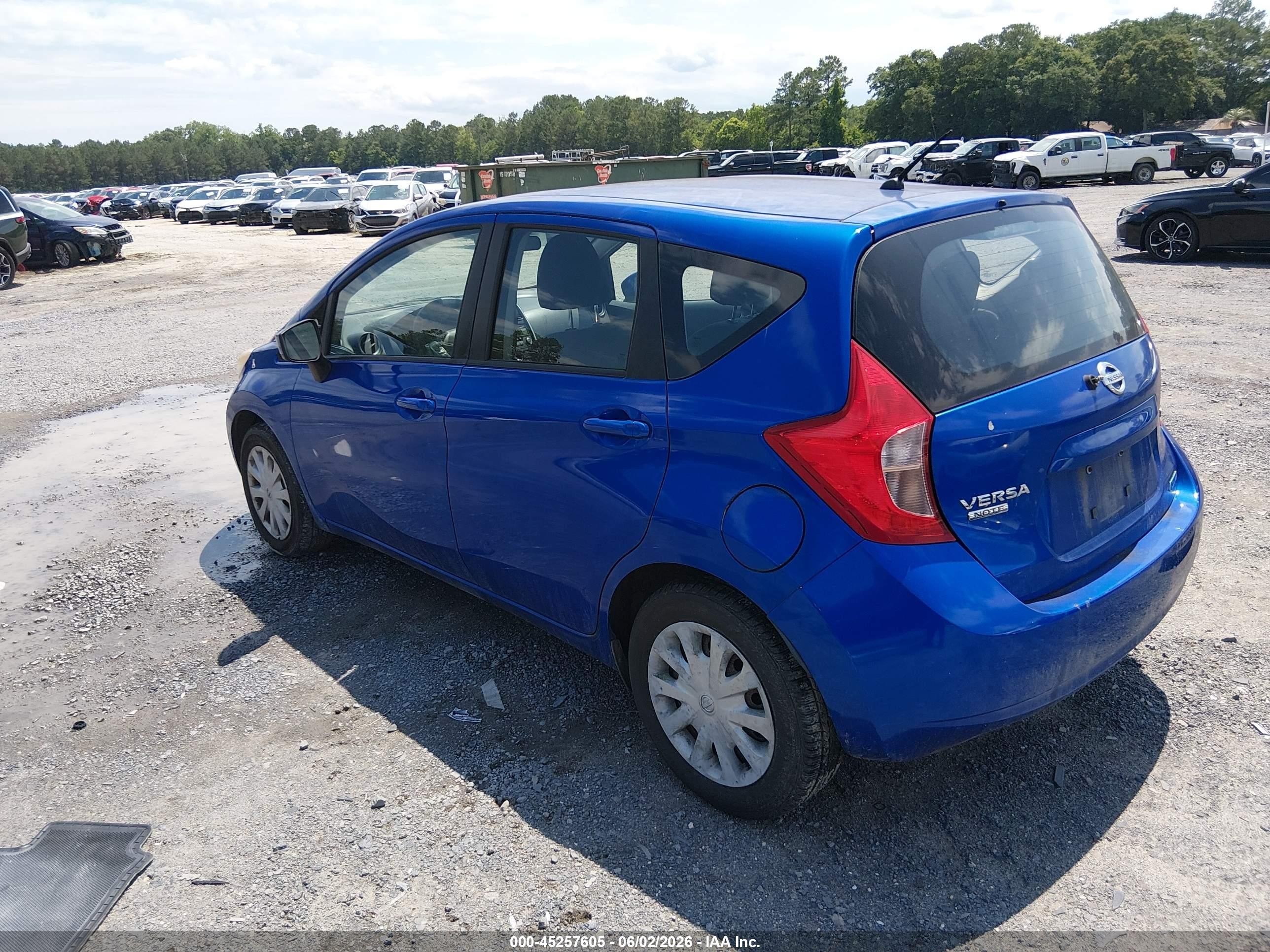 2015 Nissan Versa Note S (sr)/s Plus/sl/sr/sv Blue vin: 3N1CE2CP3FL395521