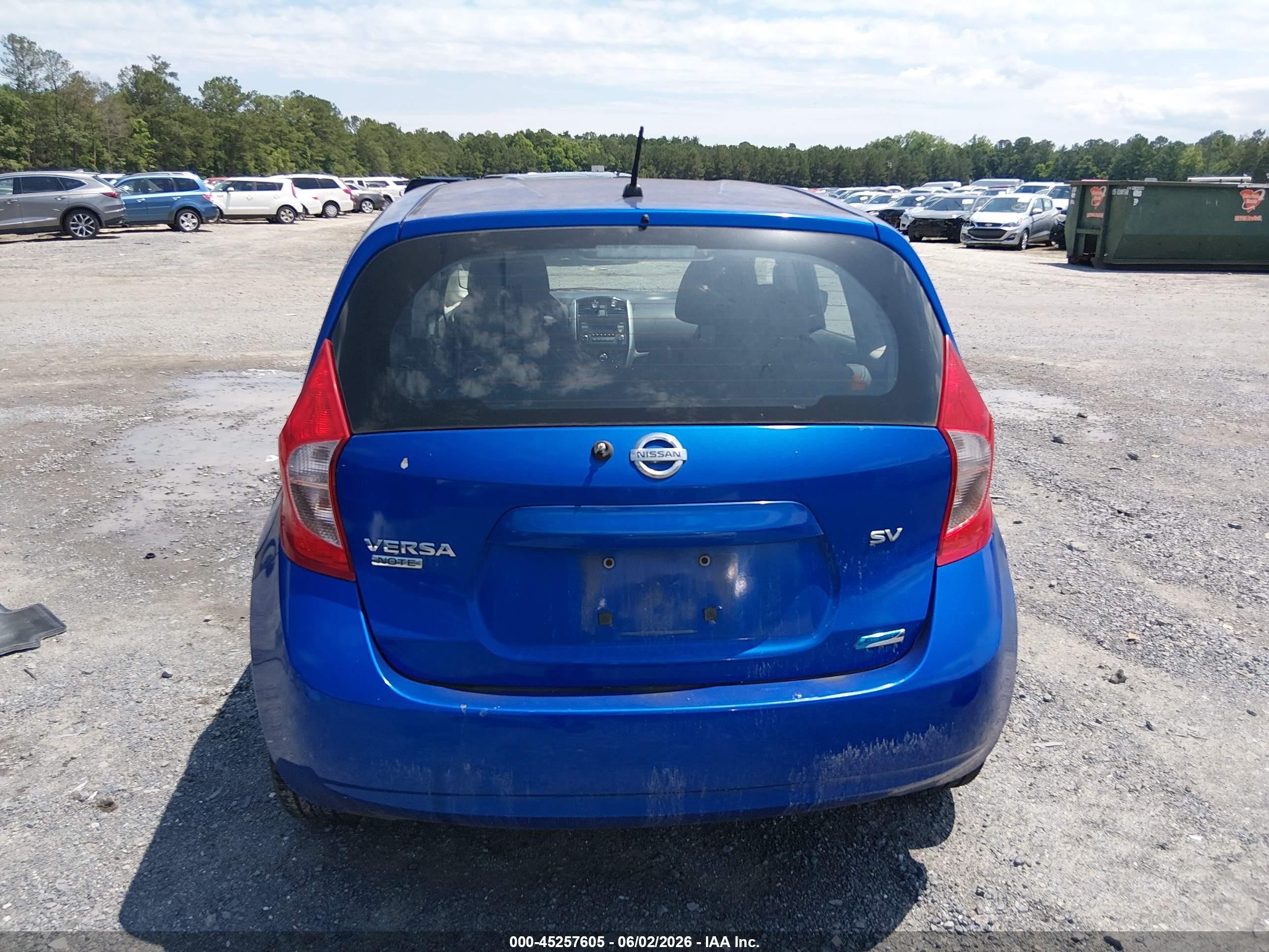 2015 Nissan Versa Note S (sr)/s Plus/sl/sr/sv Blue vin: 3N1CE2CP3FL395521