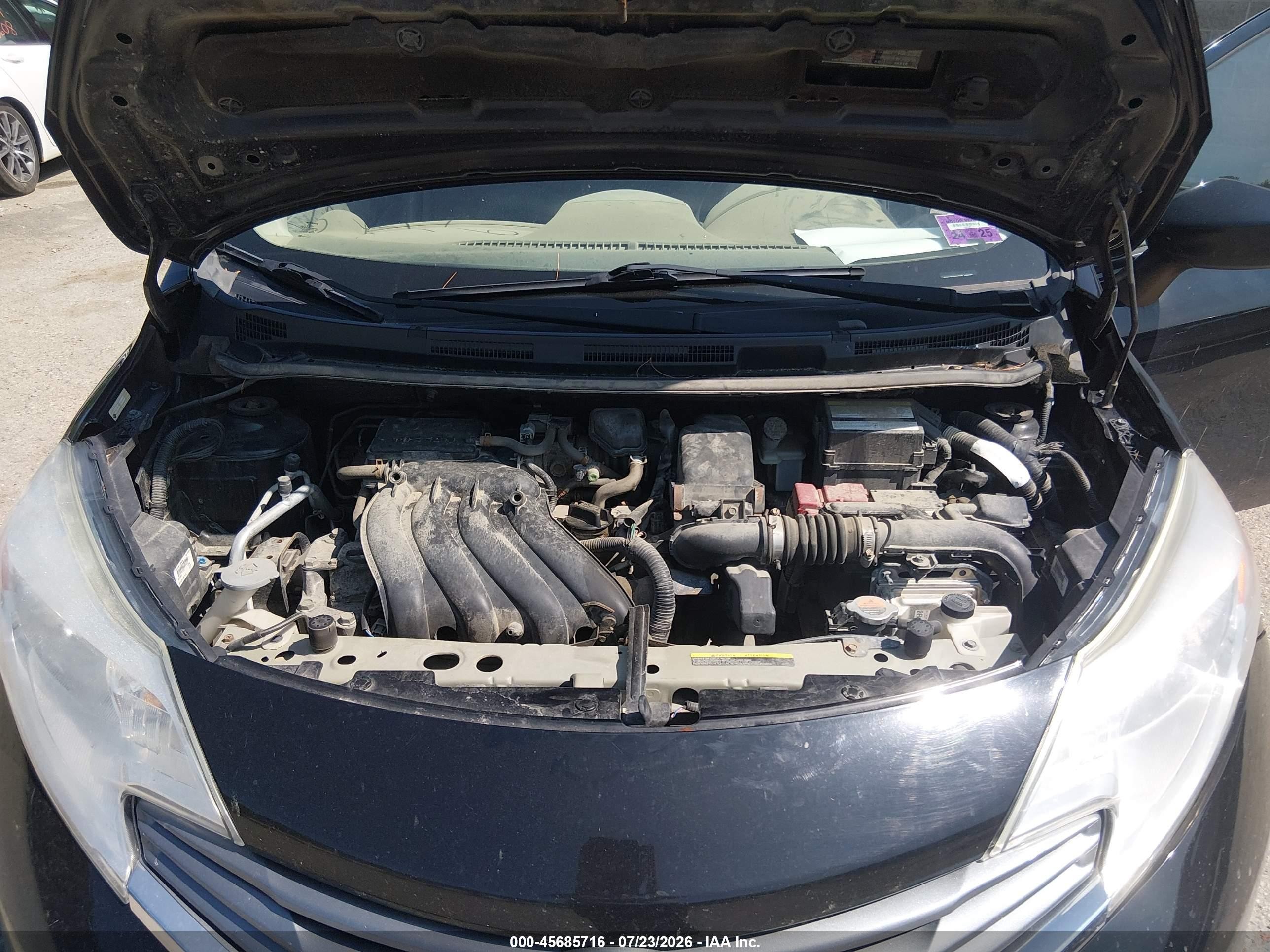 2015 Nissan Versa Note S (sr)/s Plus/sl/sr/sv Черный vin: 3N1CE2CP3FL402287