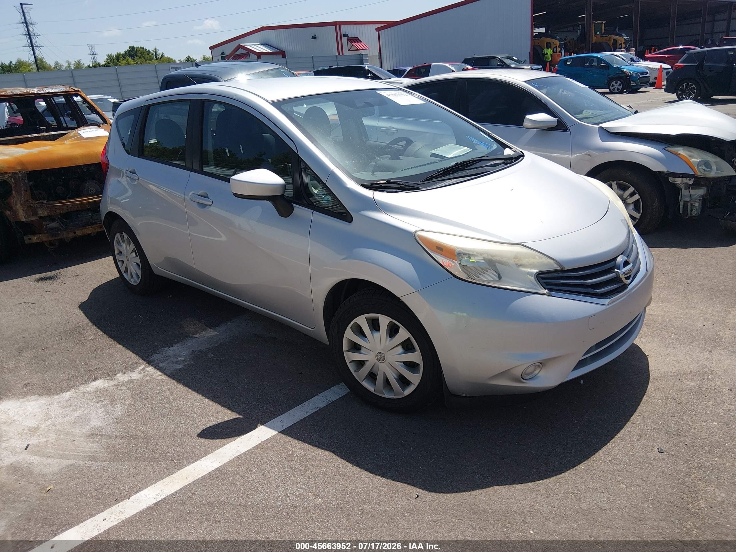 2015 Nissan Versa Note S (sr)/s Plus/sl/sr/sv Silver vin: 3N1CE2CP3FL410227