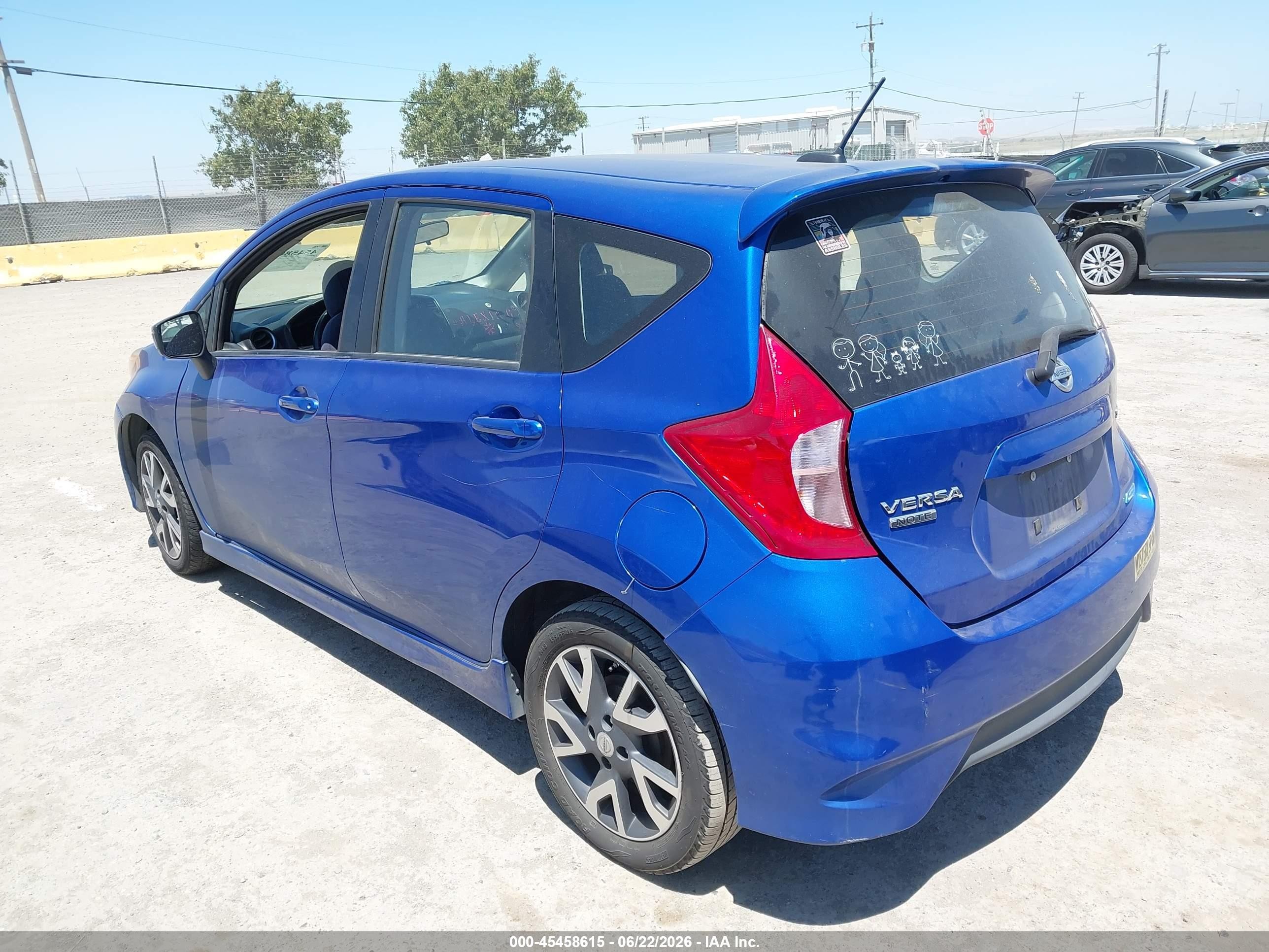 2015 Nissan Versa Note Sr Синий vin: 3N1CE2CP3FL436987