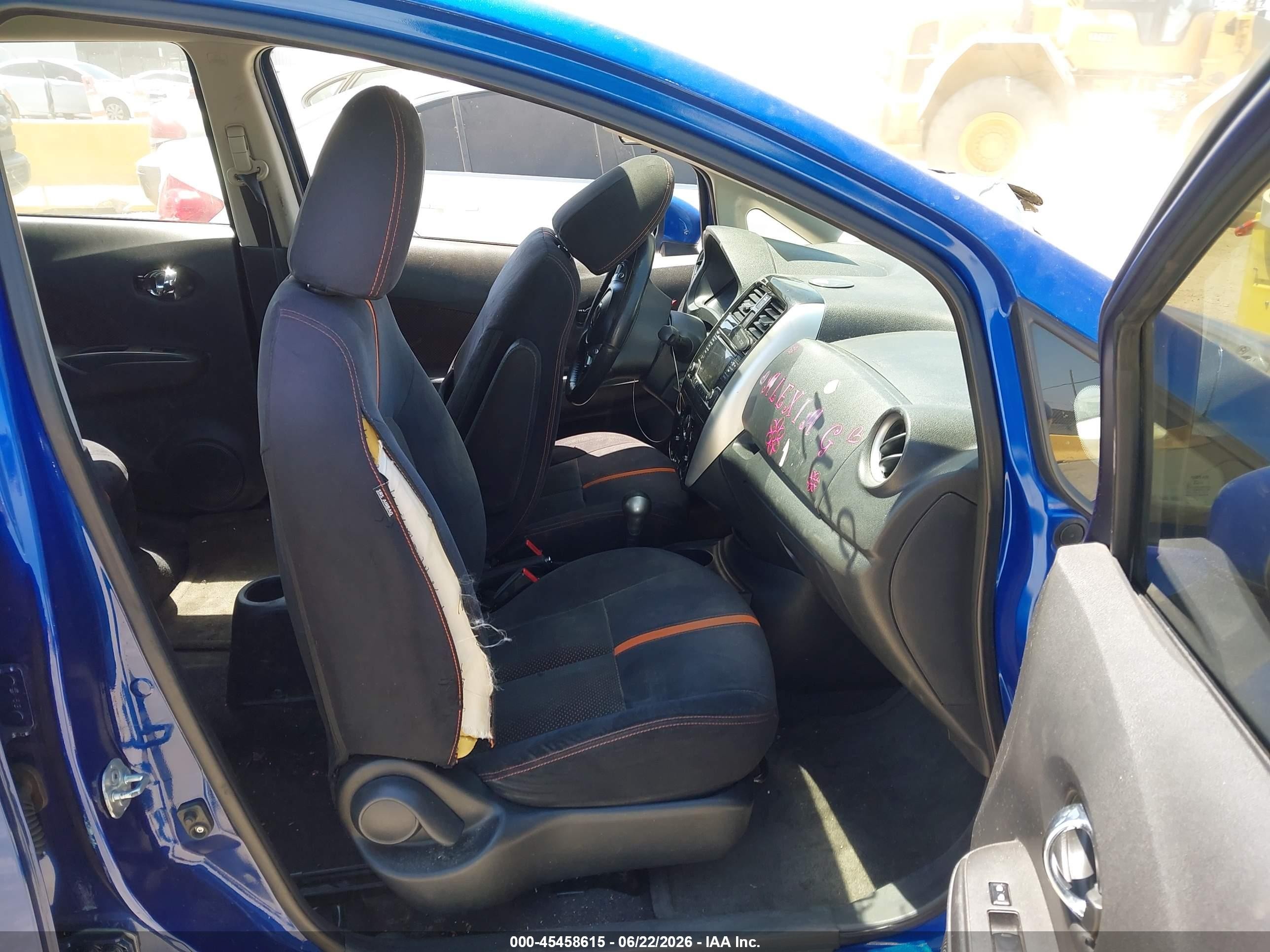 2015 Nissan Versa Note Sr Синий vin: 3N1CE2CP3FL436987