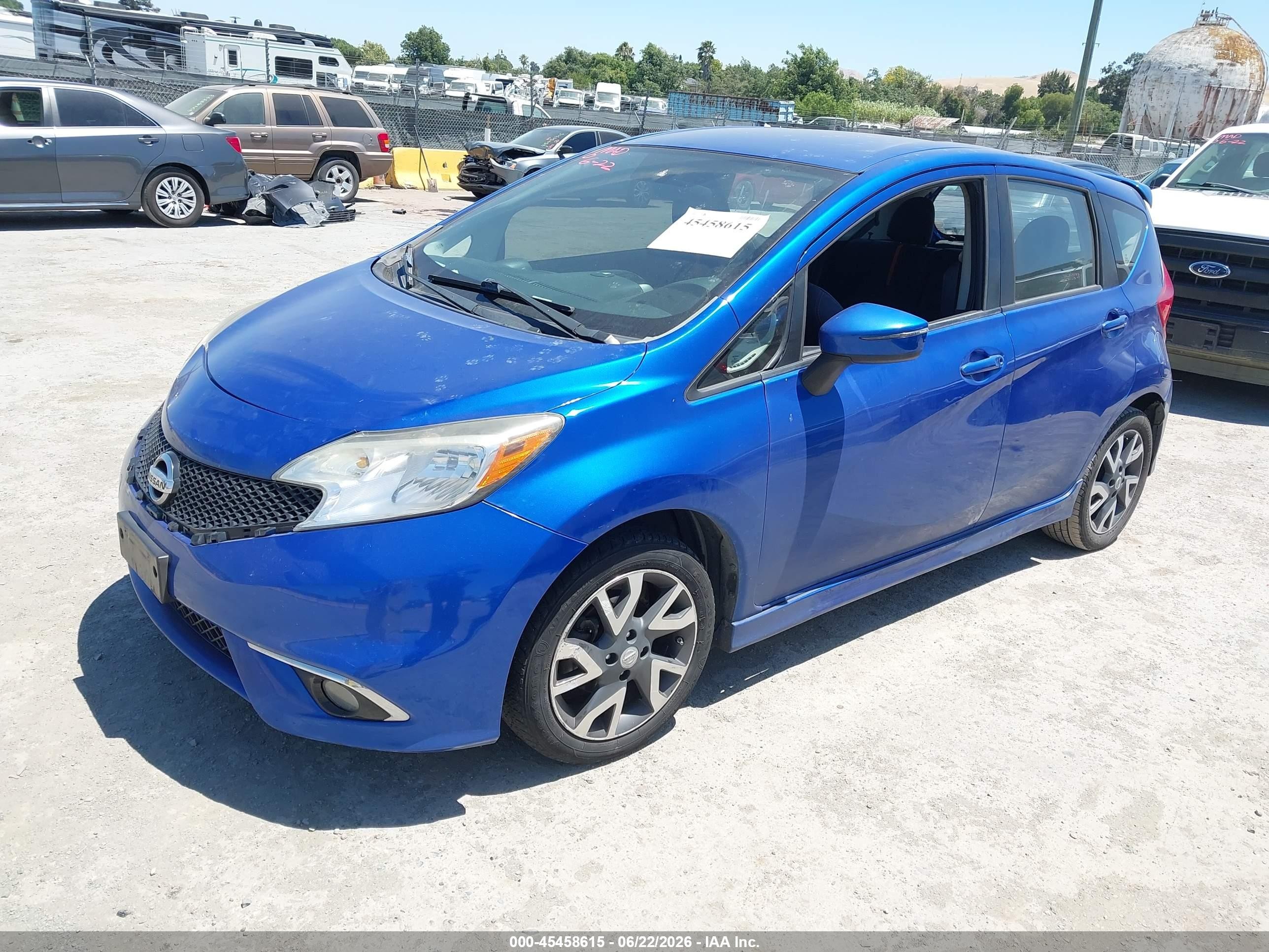 2015 Nissan Versa Note Sr Синий vin: 3N1CE2CP3FL436987