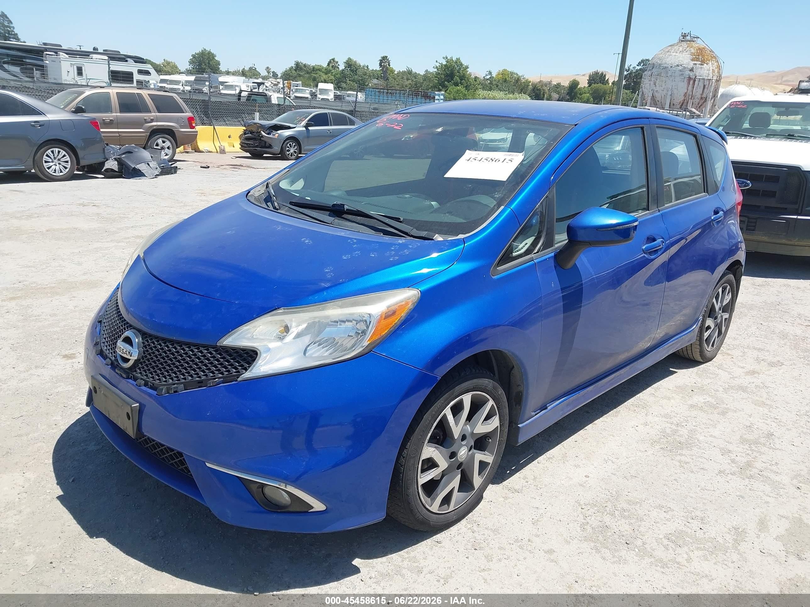 2015 Nissan Versa Note Sr Синий vin: 3N1CE2CP3FL436987