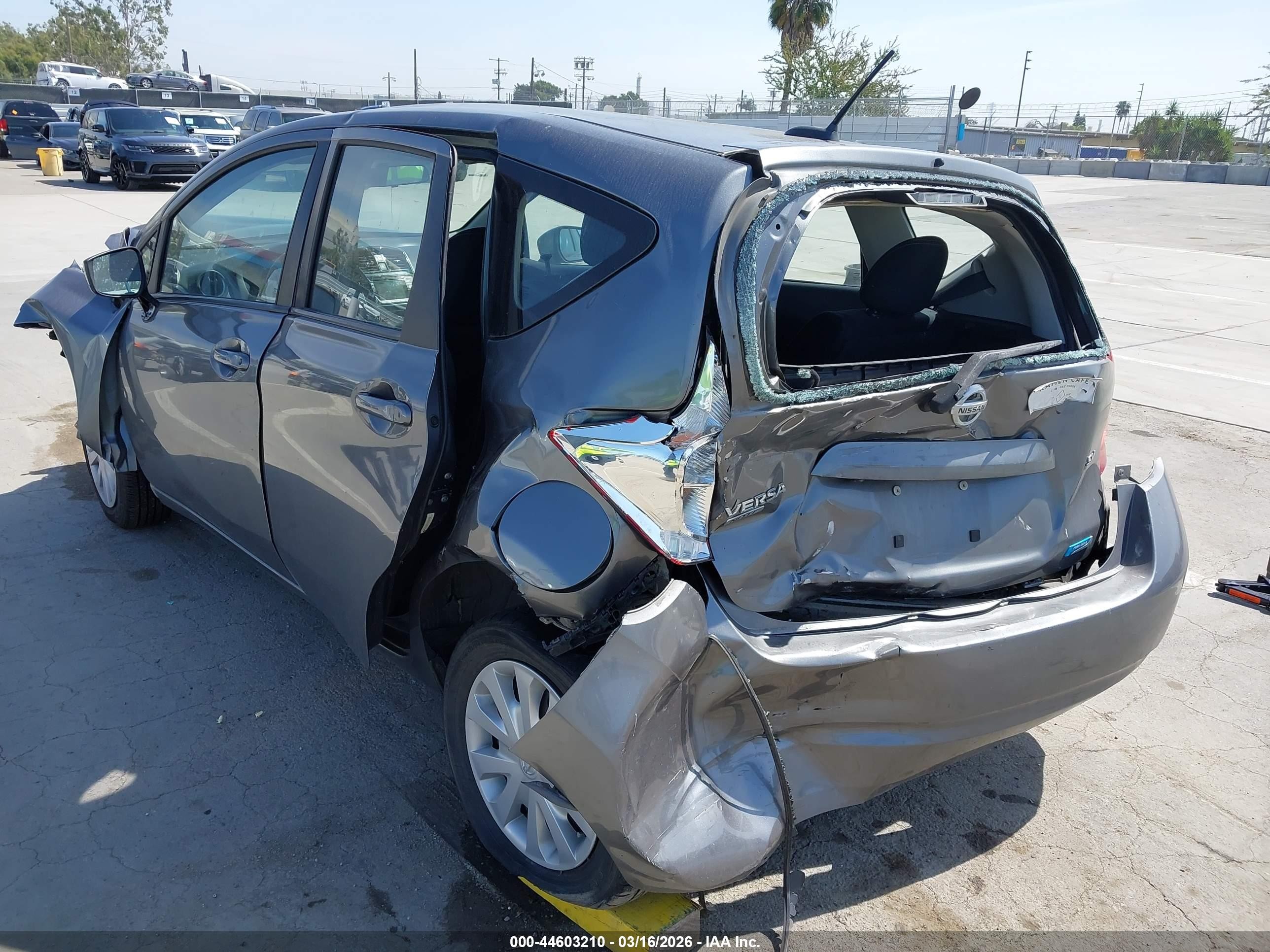 2016 Nissan Versa Note S (sr)/s Plus/sl/sr/sv Gray vin: 3N1CE2CP3GL356185