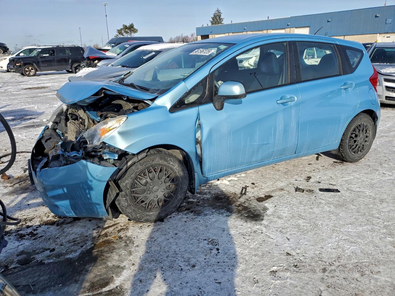 2014 Nissan Versa Note S Blue vin: 3N1CE2CP4EL369234