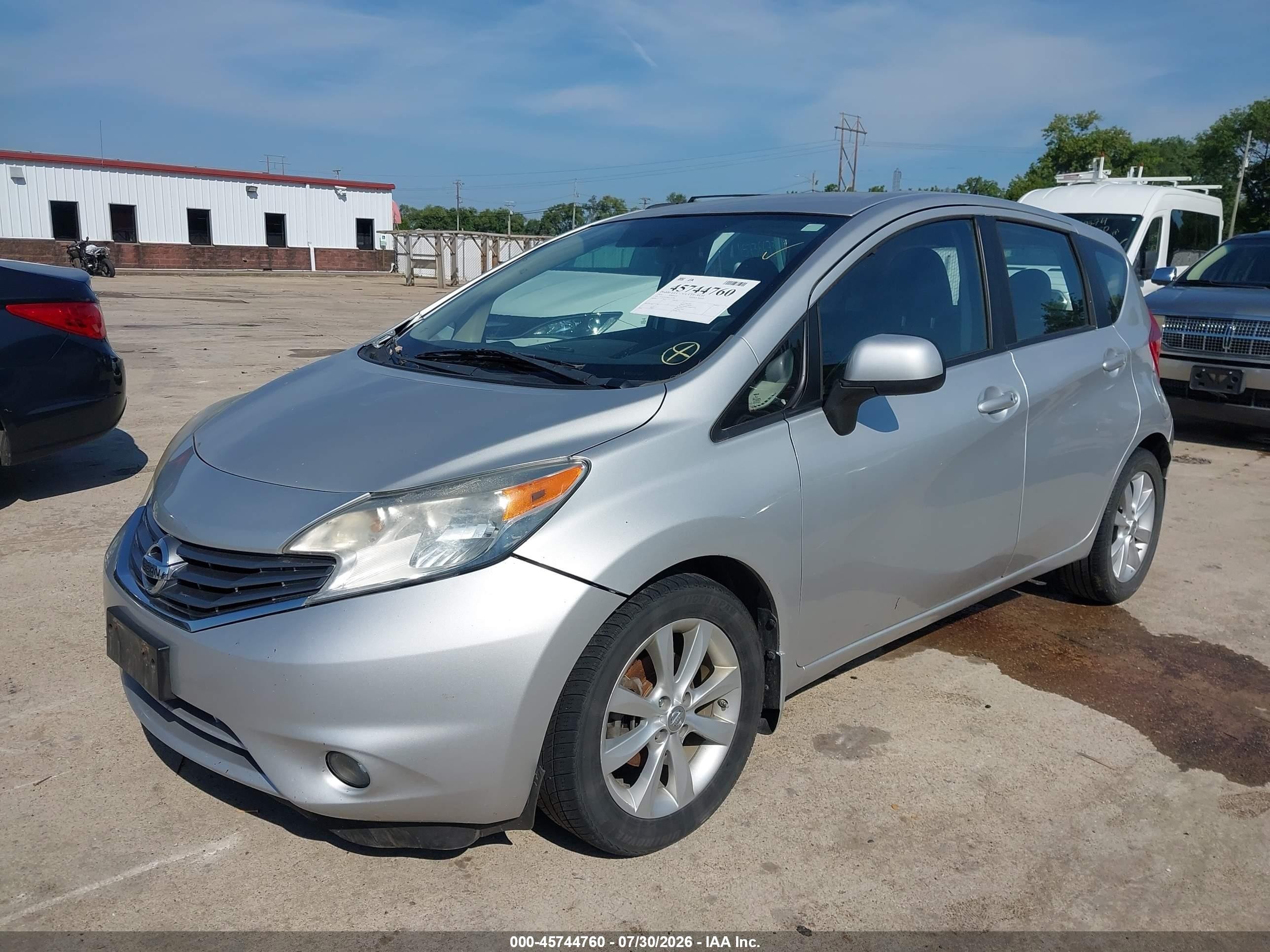 2014 Nissan Versa Note Sv Silver vin: 3N1CE2CP4EL372280