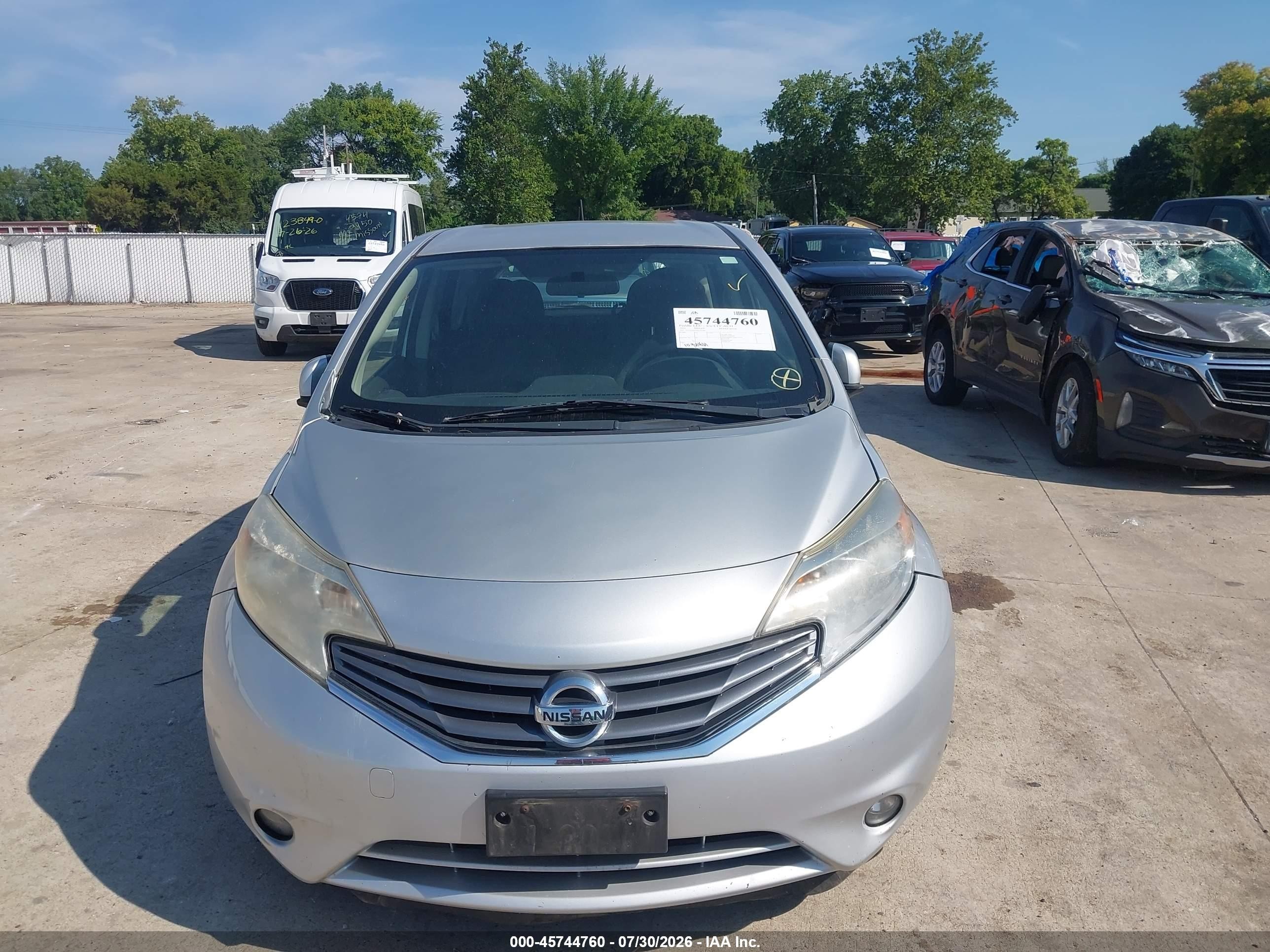 2014 Nissan Versa Note Sv Silver vin: 3N1CE2CP4EL372280