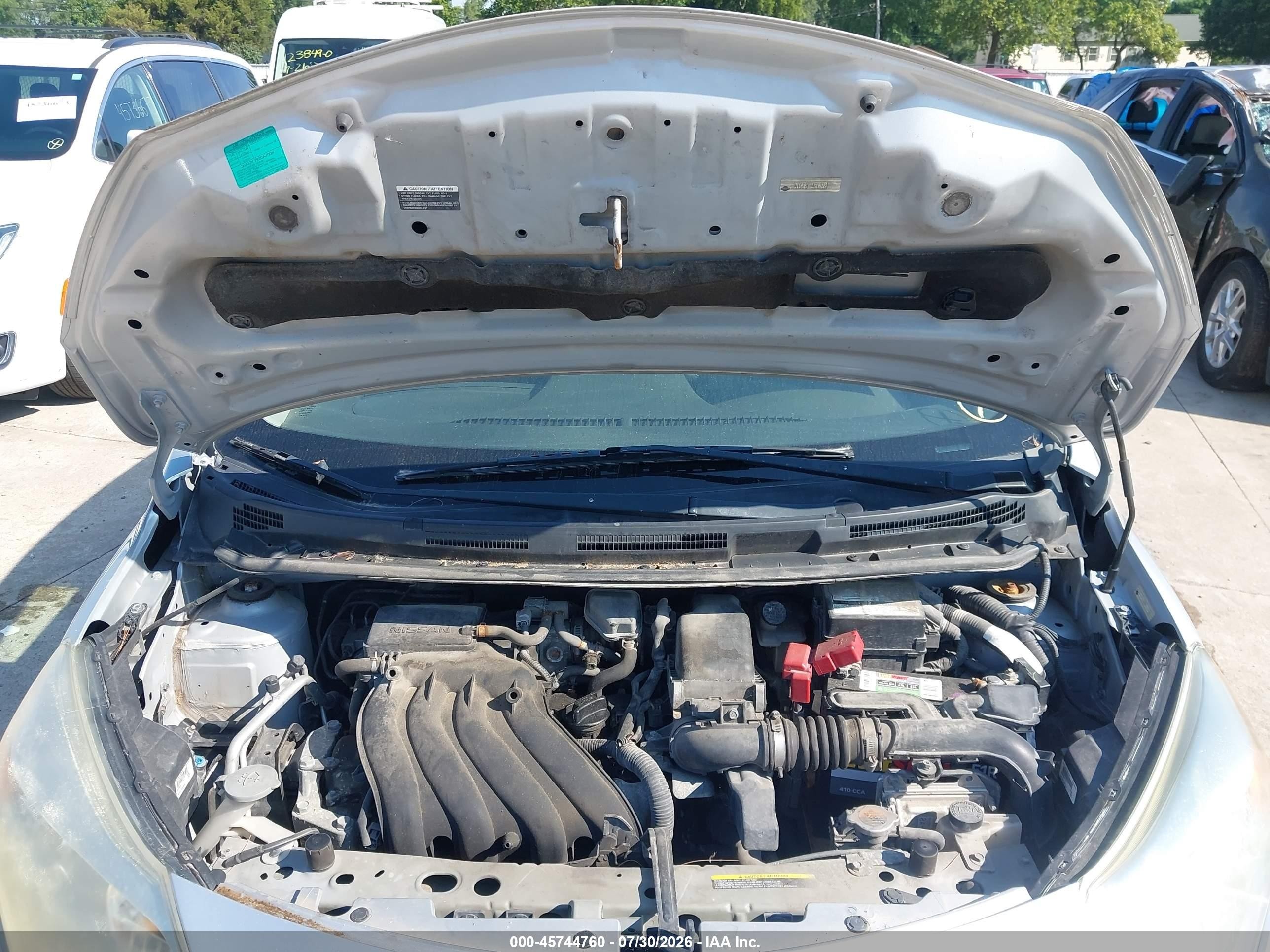 2014 Nissan Versa Note Sv Silver vin: 3N1CE2CP4EL372280
