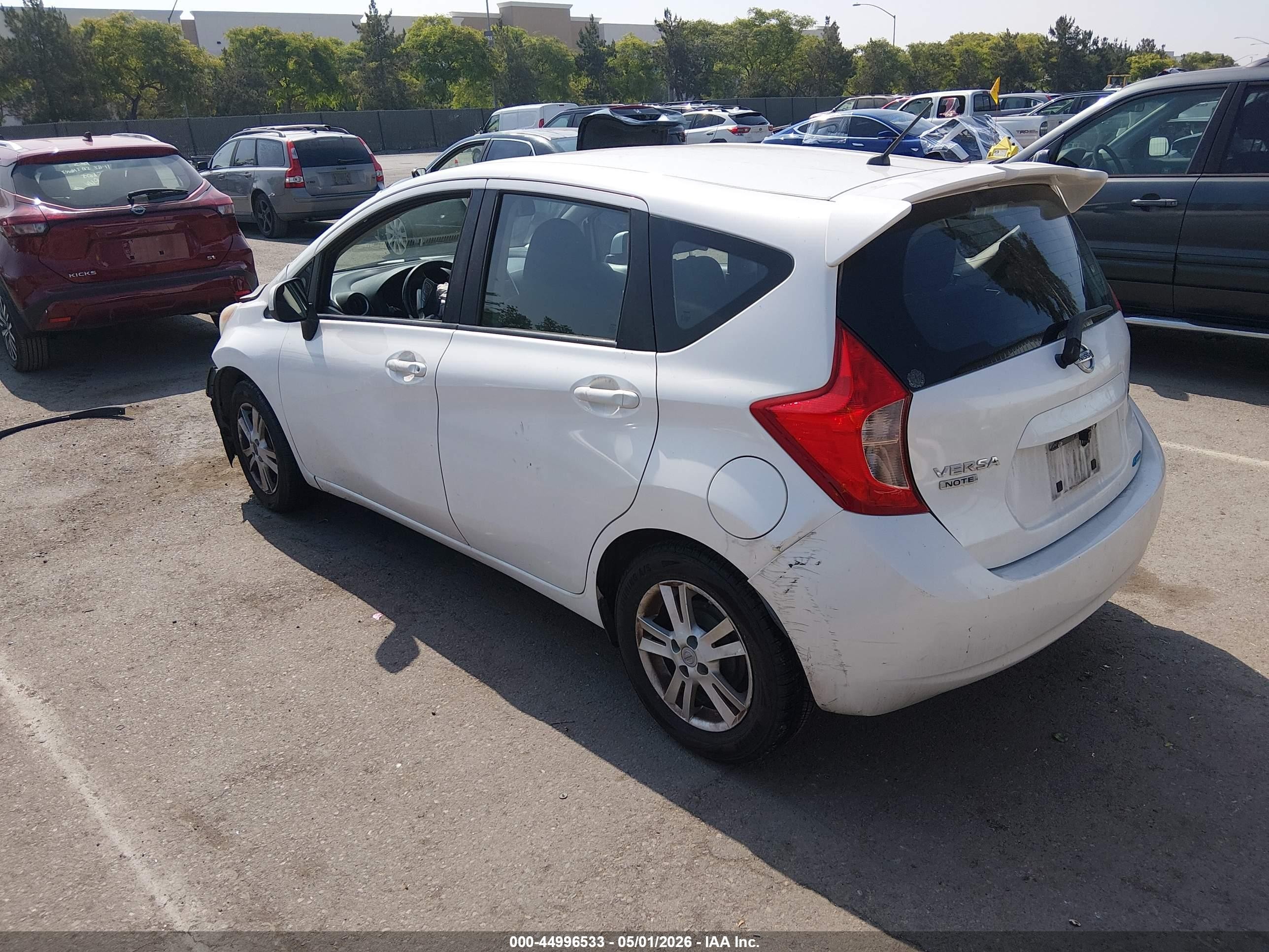 2014 Nissan Versa Note Sv White vin: 3N1CE2CP4EL374563