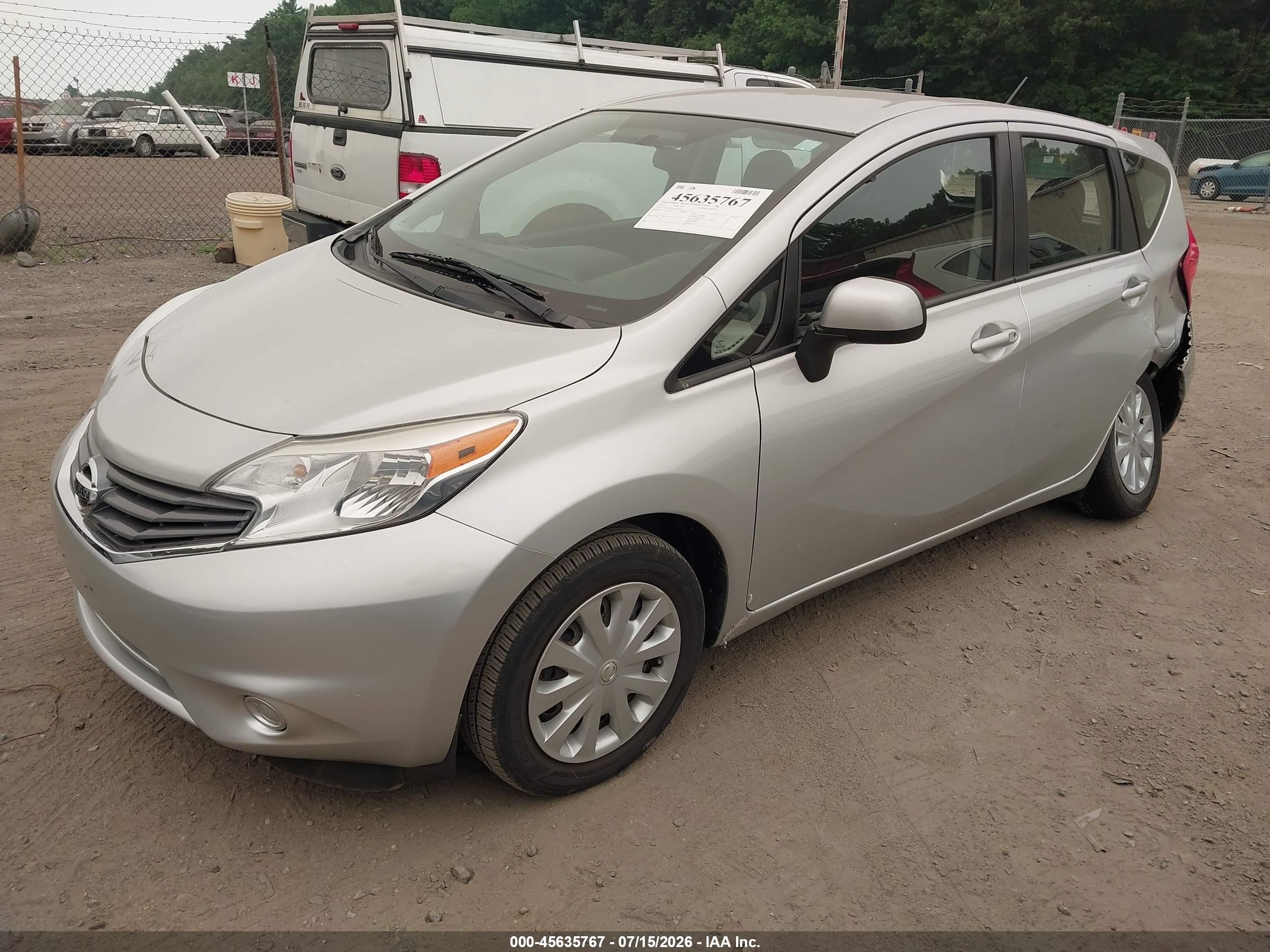 2014 Nissan Versa Note Sv Silver vin: 3N1CE2CP4EL394814