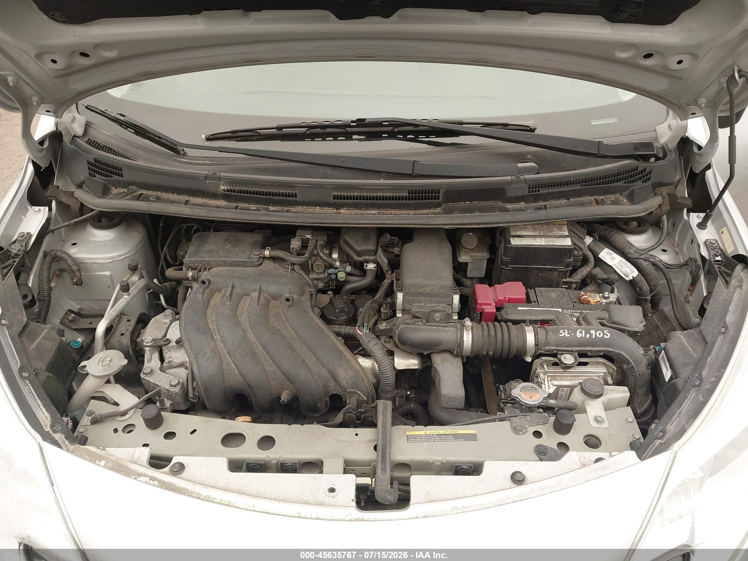 2014 Nissan Versa Note Sv Silver vin: 3N1CE2CP4EL394814