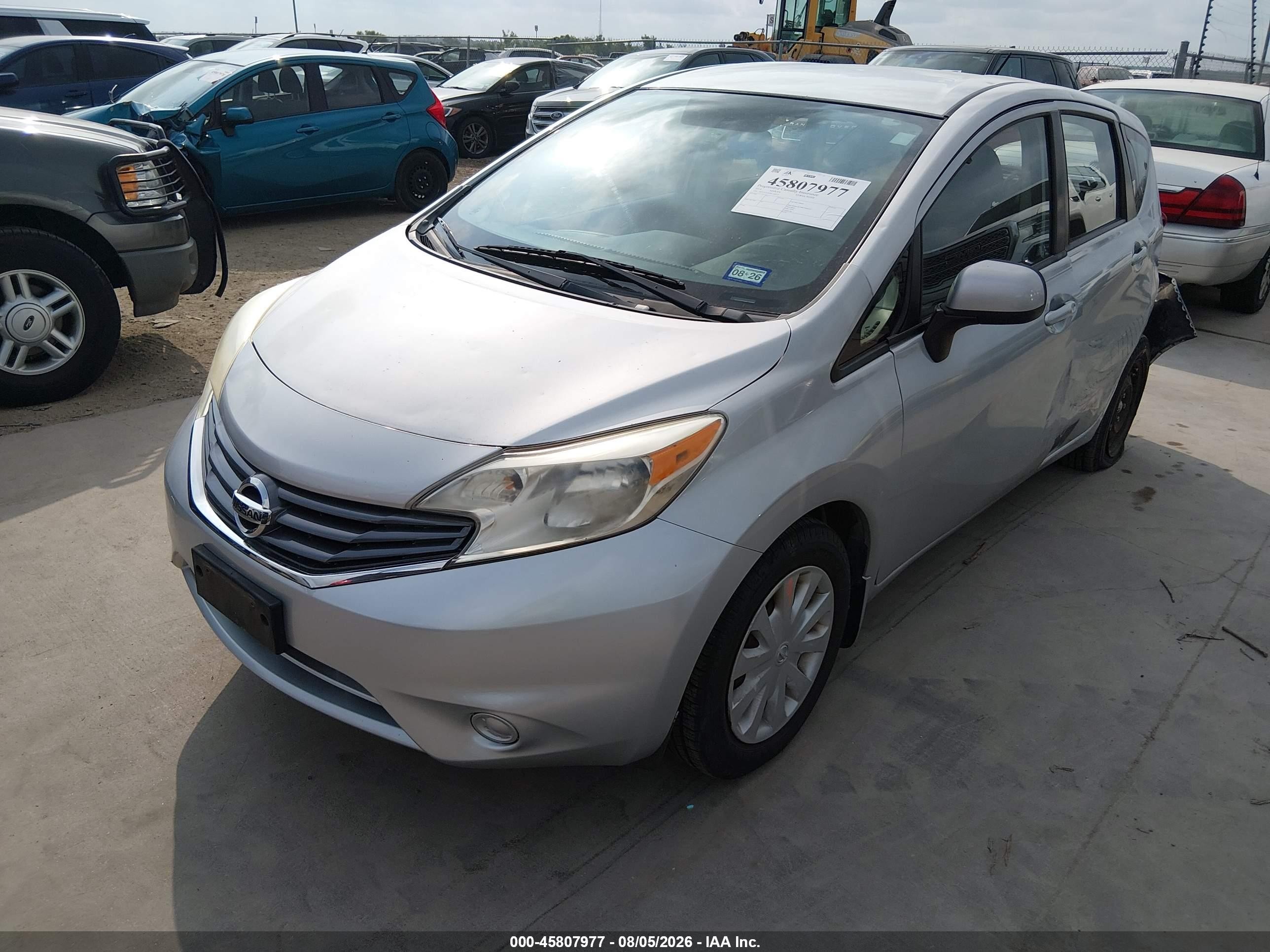 2014 Nissan Versa Note Sv Silver vin: 3N1CE2CP4EL398331