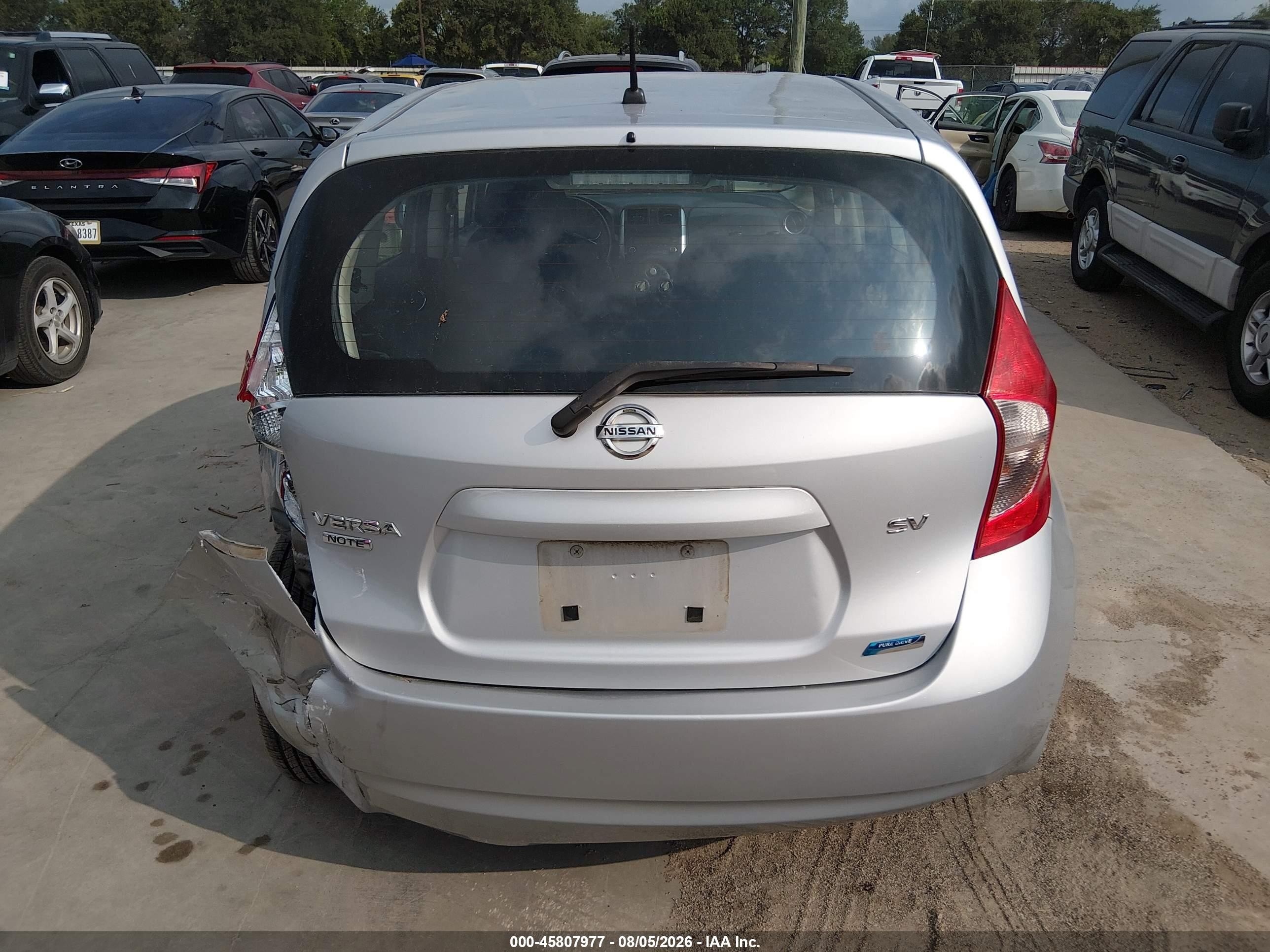 2014 Nissan Versa Note Sv Silver vin: 3N1CE2CP4EL398331