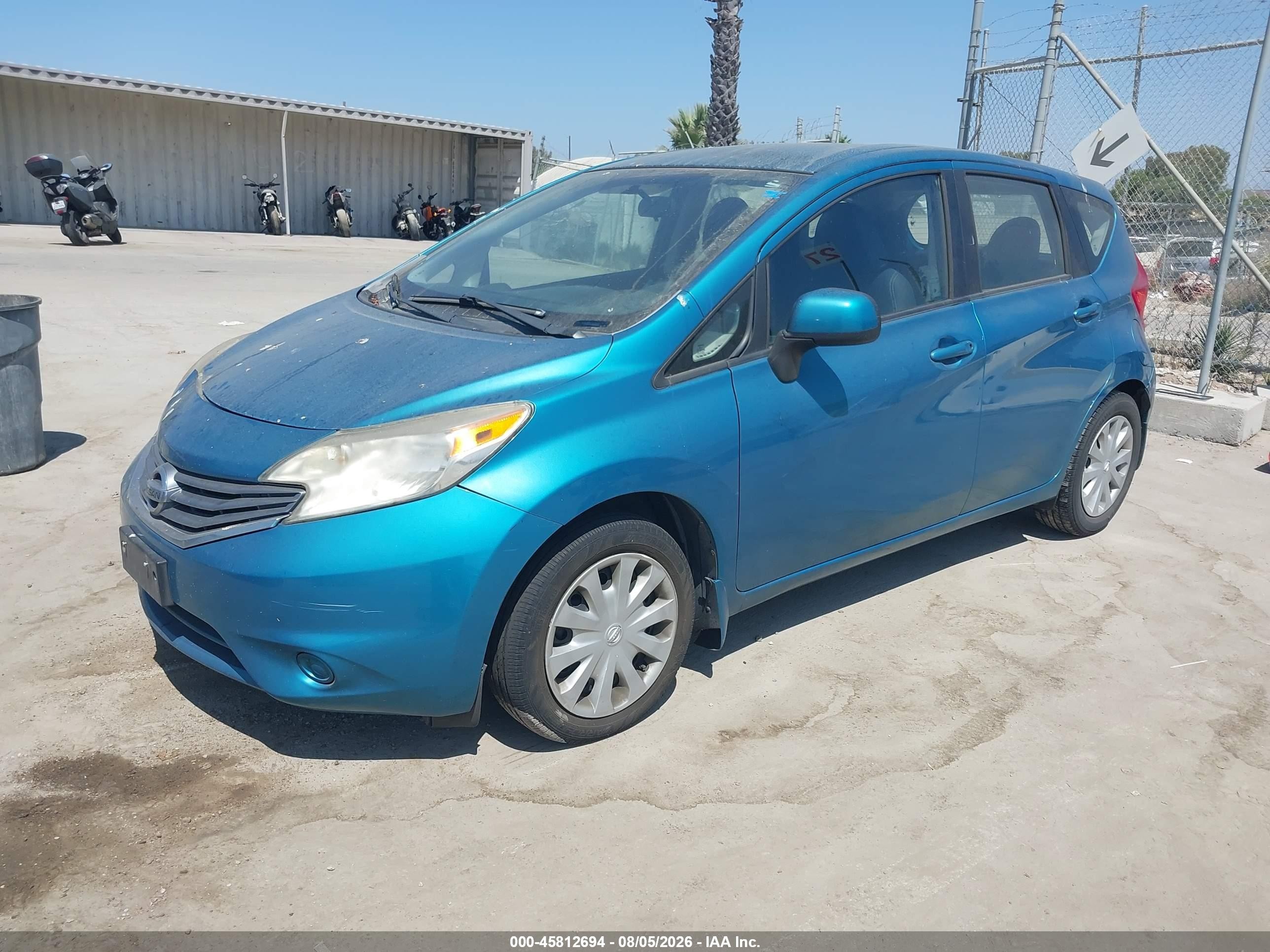 2014 Nissan Versa Note Sv Blue vin: 3N1CE2CP4EL413569