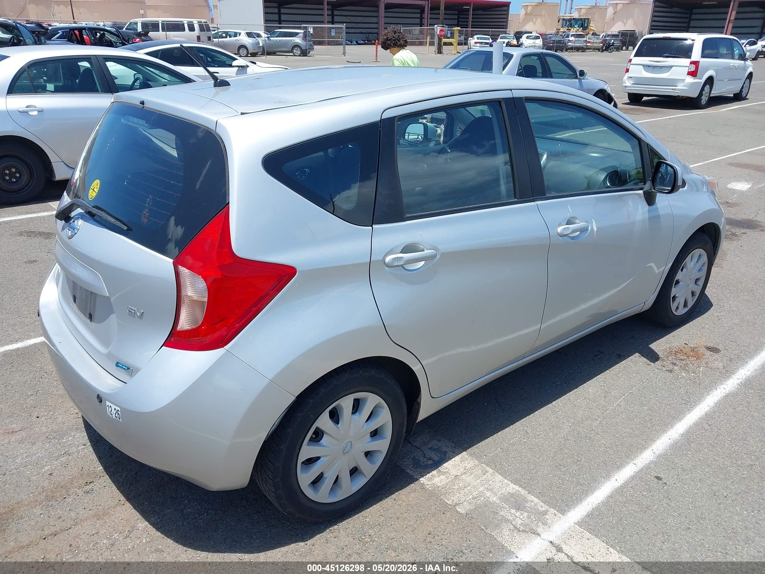 2014 Nissan Versa Note Sv Silver vin: 3N1CE2CP4EL416259