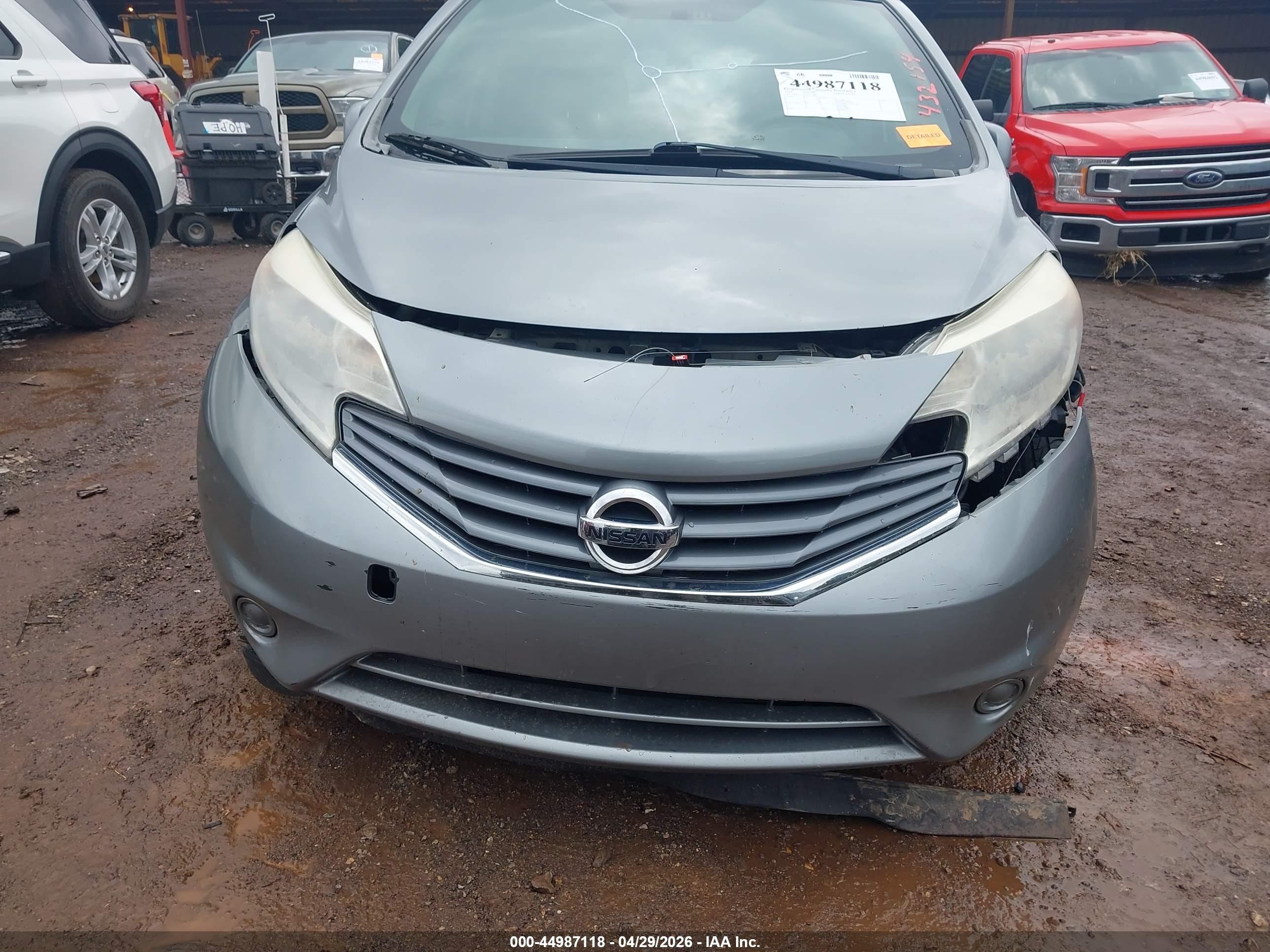 2014 Nissan Versa Note S (sr)/s Plus/sv Silver vin: 3N1CE2CP4EL432154