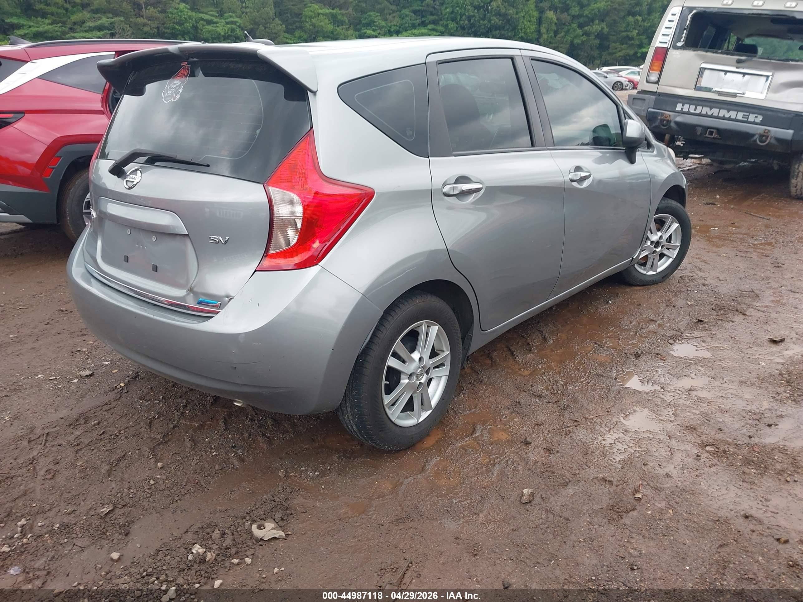 2014 Nissan Versa Note S (sr)/s Plus/sv Silver vin: 3N1CE2CP4EL432154