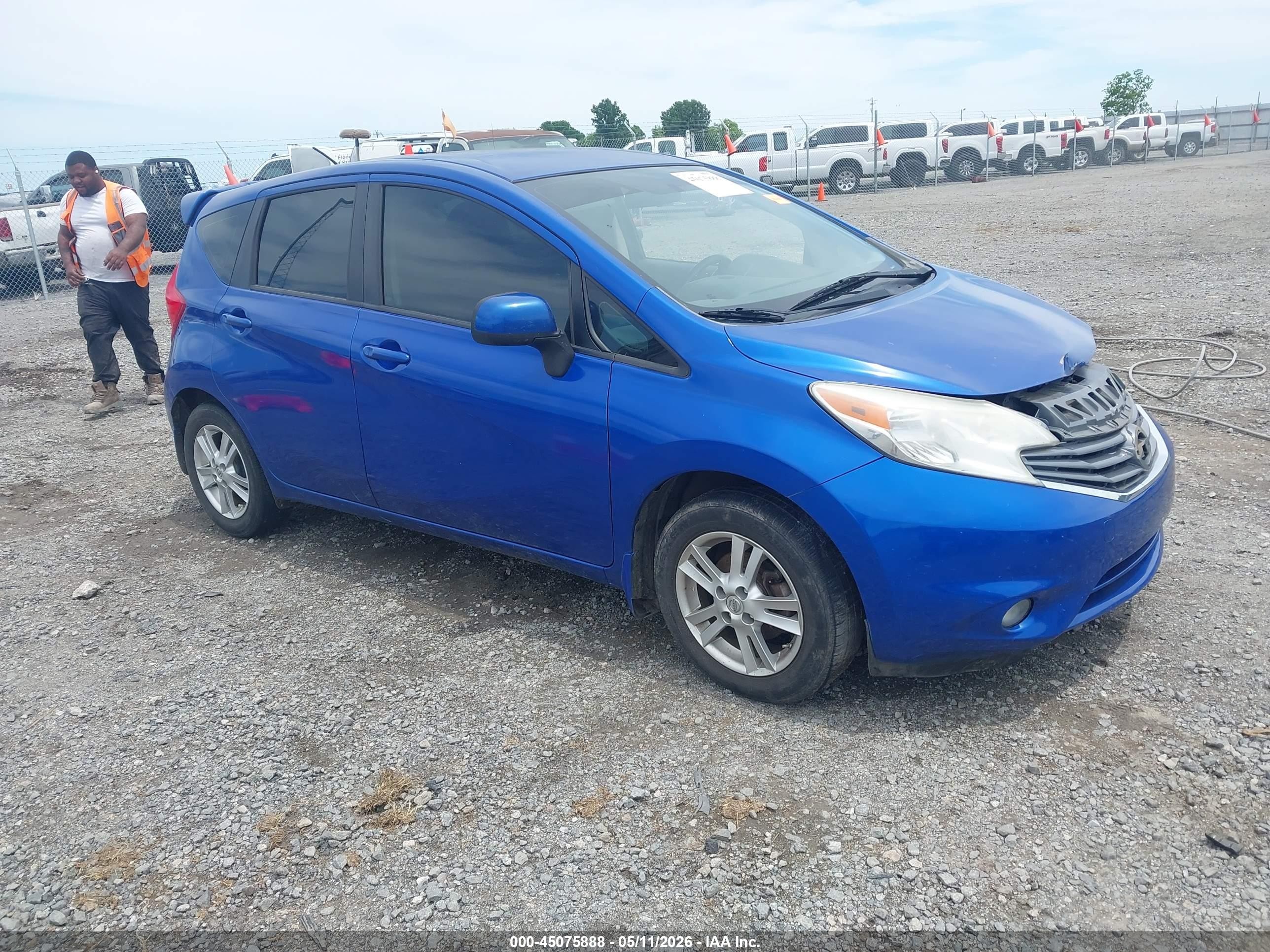 2014 Nissan Versa Note Sv Blue vin: 3N1CE2CP4EL436026