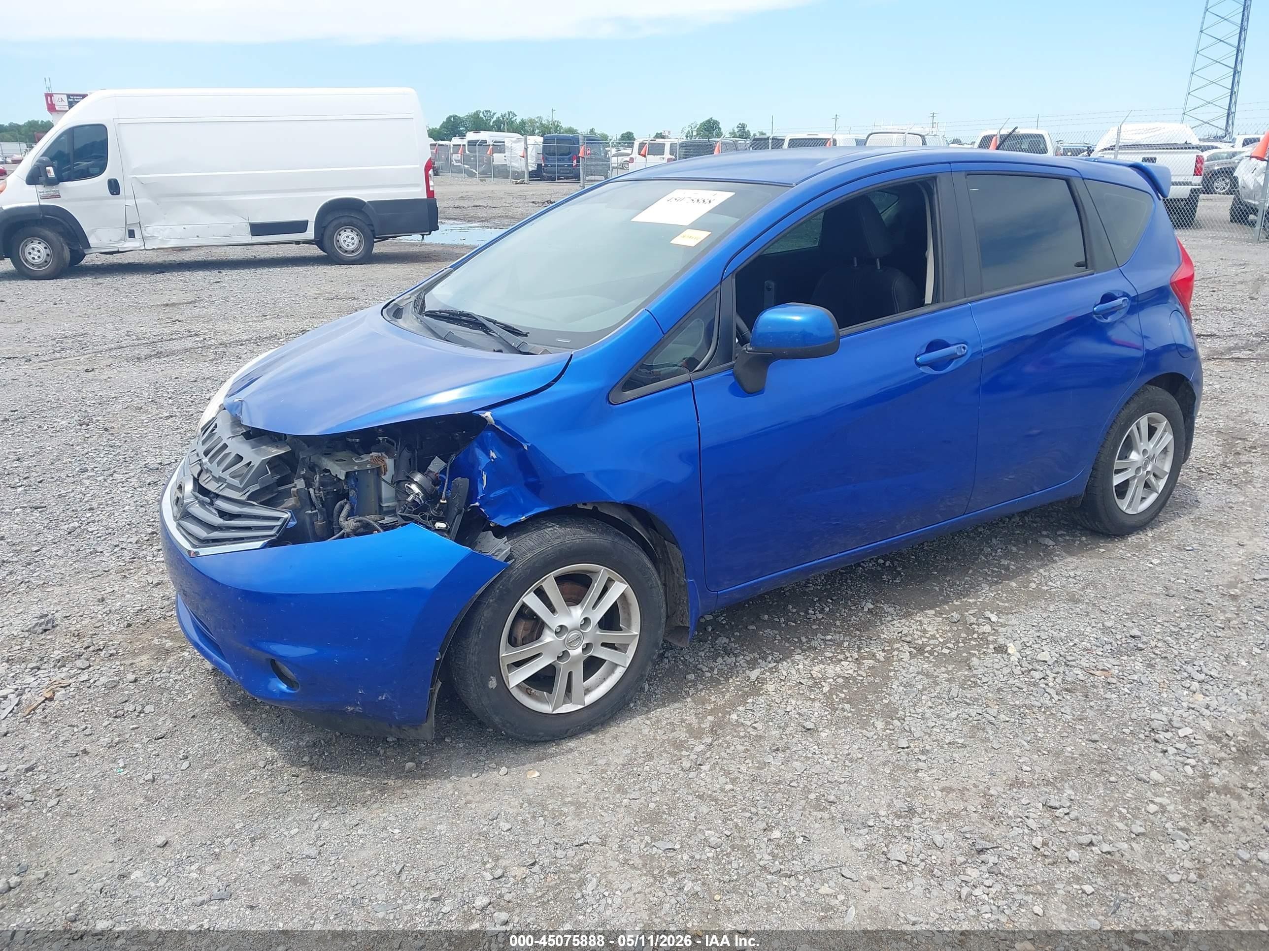 2014 Nissan Versa Note Sv Blue vin: 3N1CE2CP4EL436026