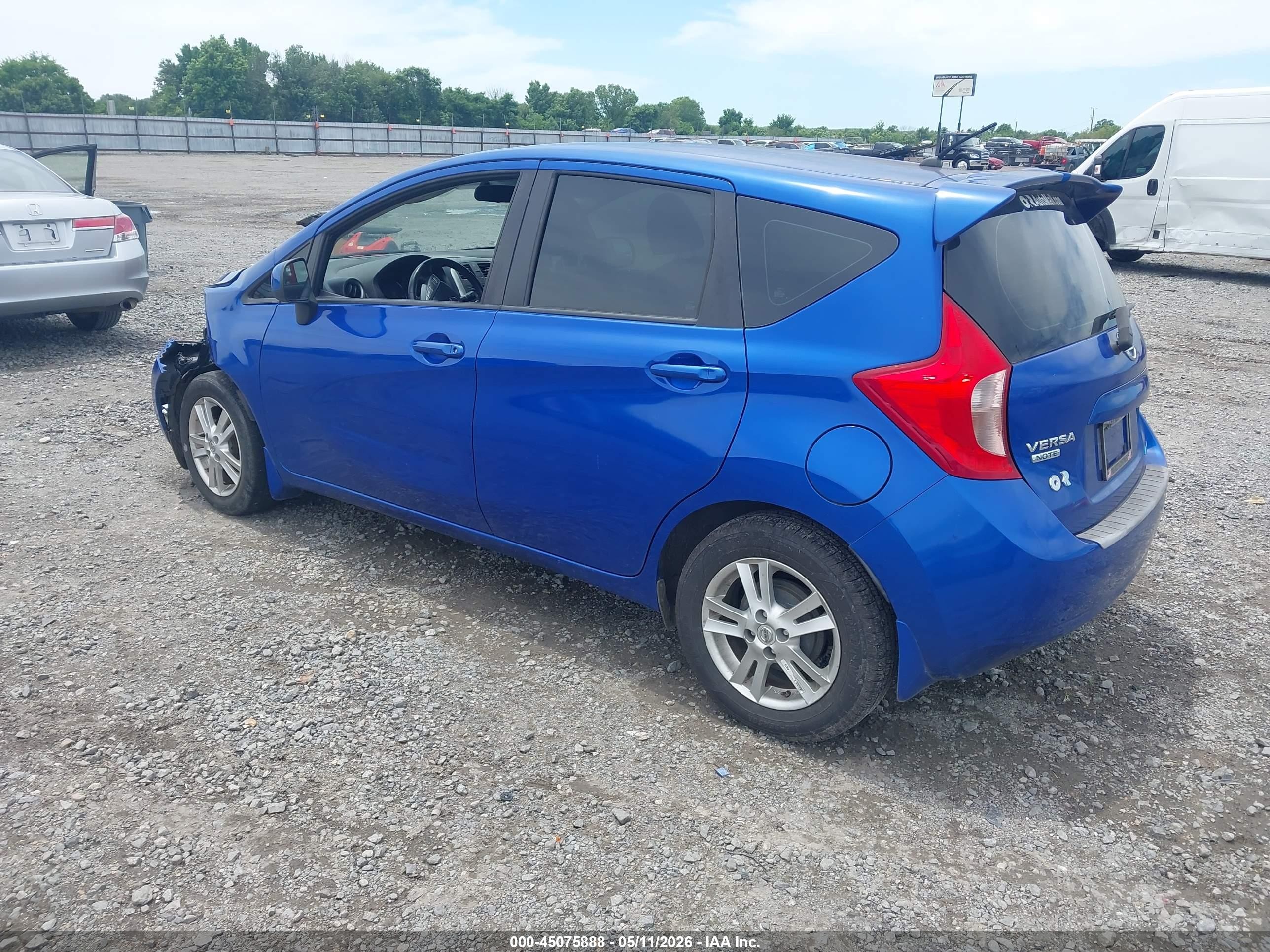 2014 Nissan Versa Note Sv Blue vin: 3N1CE2CP4EL436026