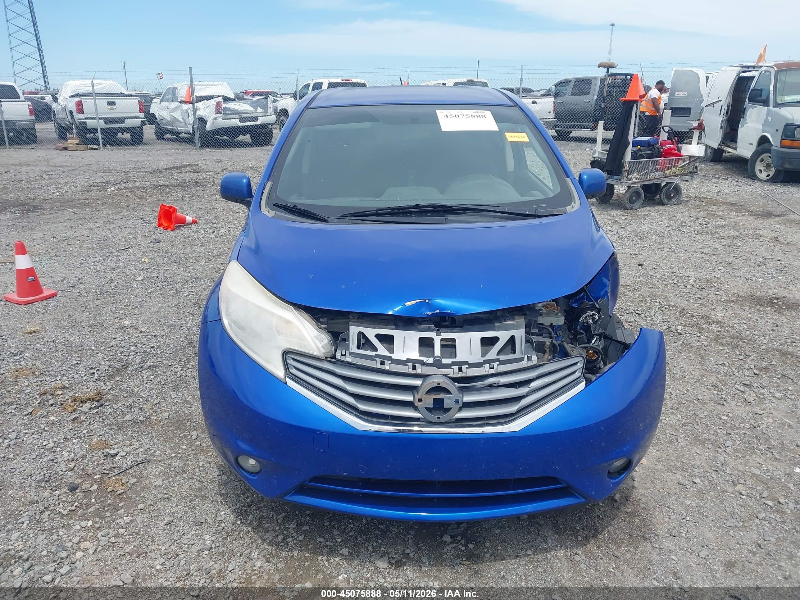 2014 Nissan Versa Note Sv Blue vin: 3N1CE2CP4EL436026