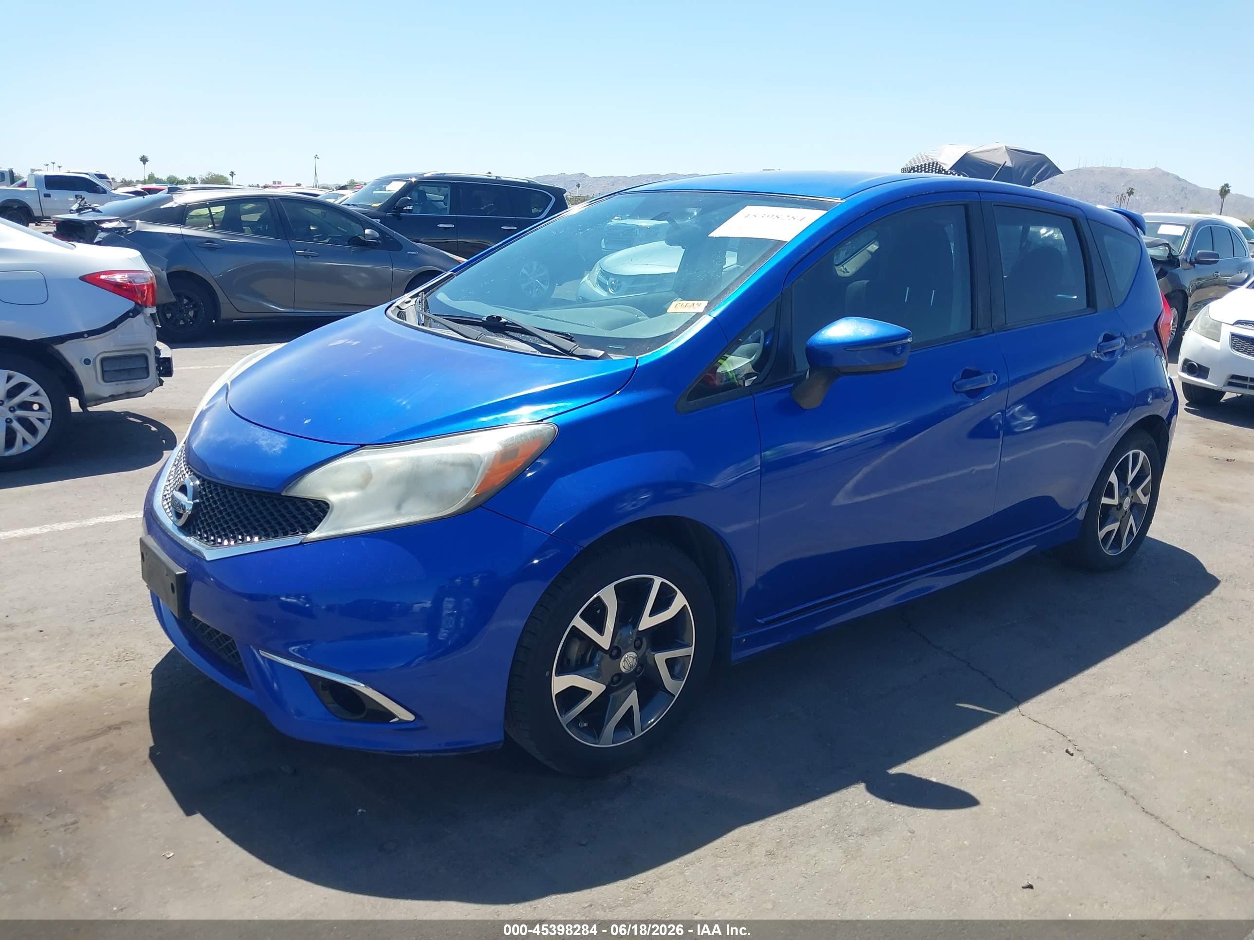2015 Nissan Versa Note Sr Blue vin: 3N1CE2CP4FL362043