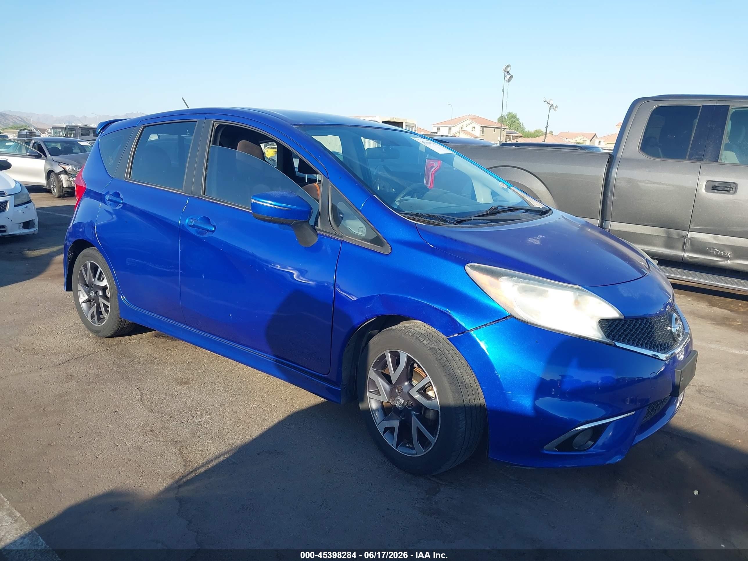 2015 Nissan Versa Note Sr Синий vin: 3N1CE2CP4FL362043